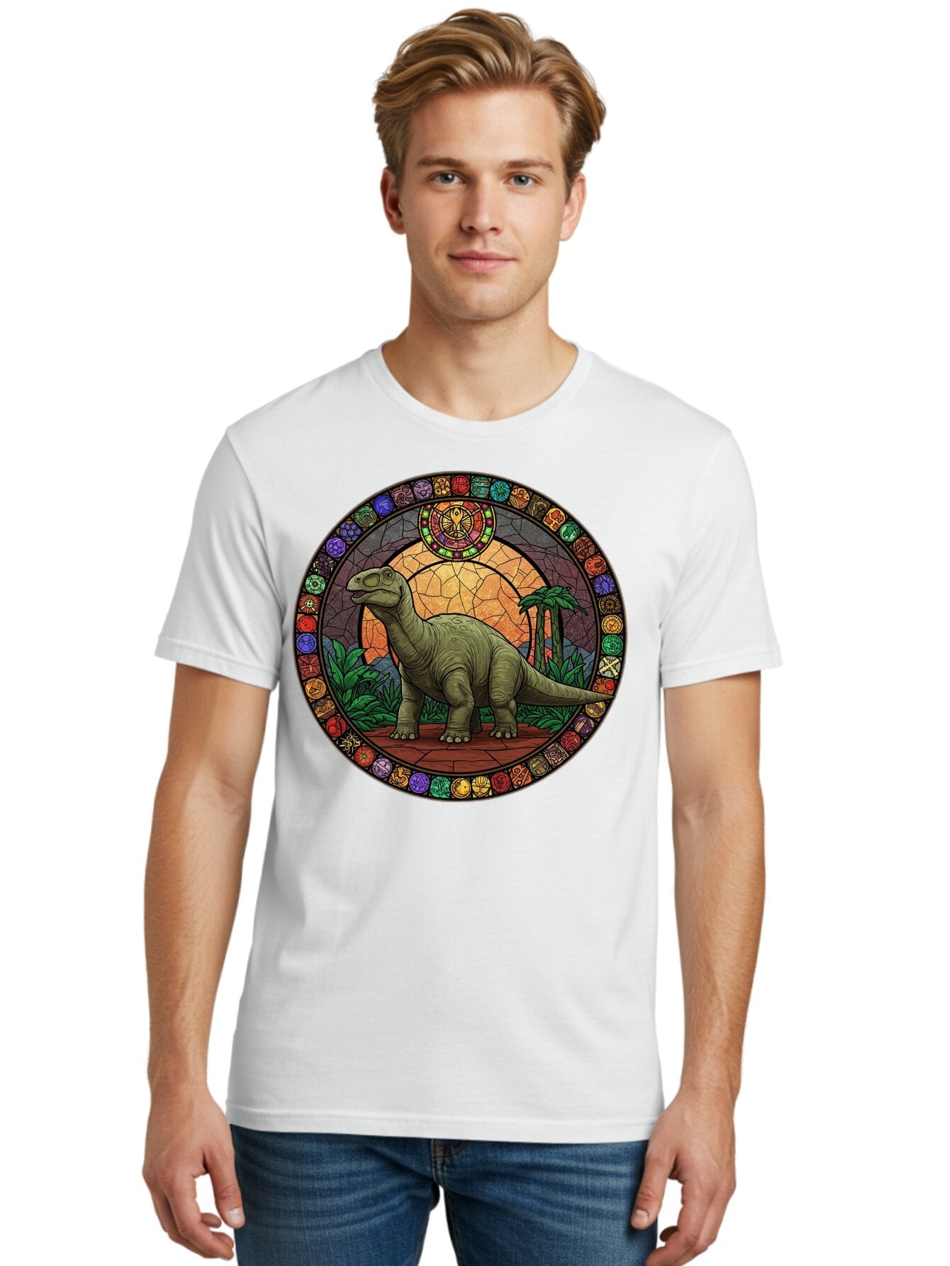Dinosaur-Stained-Glass Men'S Graphic Tee, 100% Cotton, Comfortable Casual Summer Wear, Machine Washable, Vintage Camera, Old Camera, Antique Camera, Black Camera, Classic Photography, Photography Equipment, Nostalgic Device, Film Camera, Bap371 27
