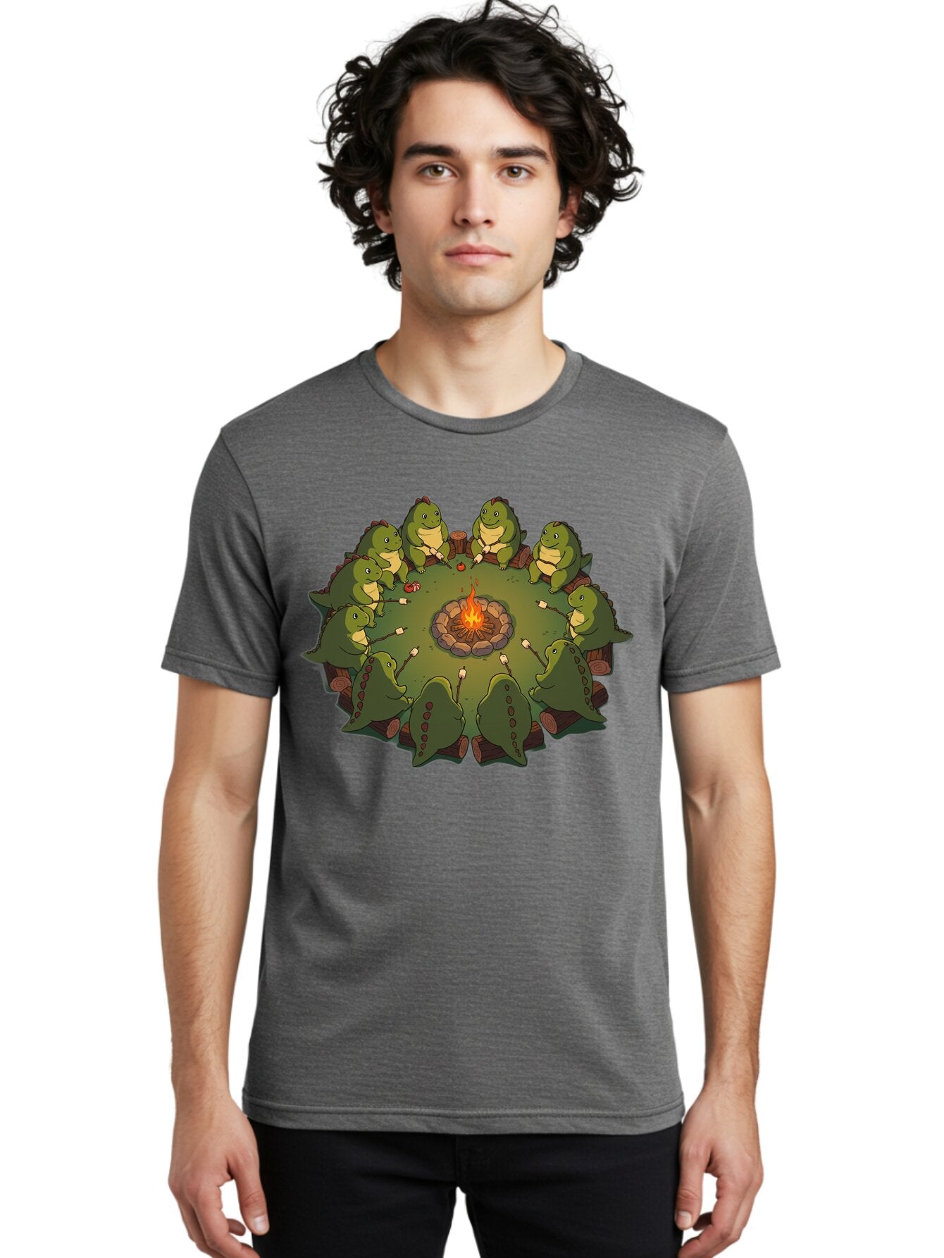 Dinosaurs-Around-Campfire Men'S Graphic Tee, 100% Cotton, Comfortable Casual Summer Wear, Machine Washable, Vintage Camera, Old Camera, Antique Camera, Black Camera, Classic Photography, Photography Equipment, Nostalgic Device, Film Camera, Bap372 28