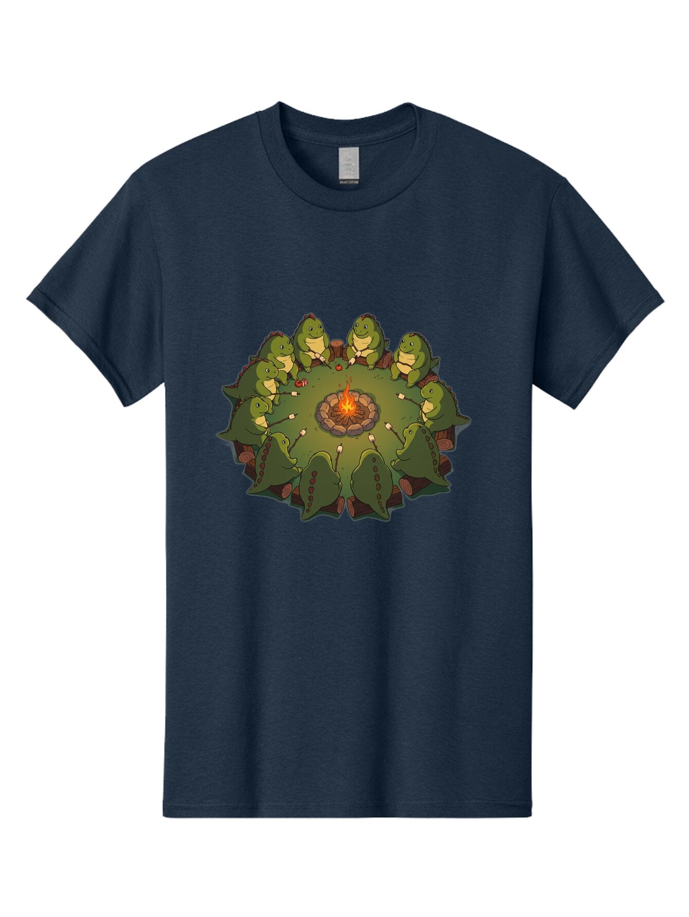Dinosaurs-Around-Campfire Men'S Graphic Tee, 100% Cotton, Comfortable Casual Summer Wear, Machine Washable, Vintage Camera, Old Camera, Antique Camera, Black Camera, Classic Photography, Photography Equipment, Nostalgic Device, Film Camera, Bap372 3