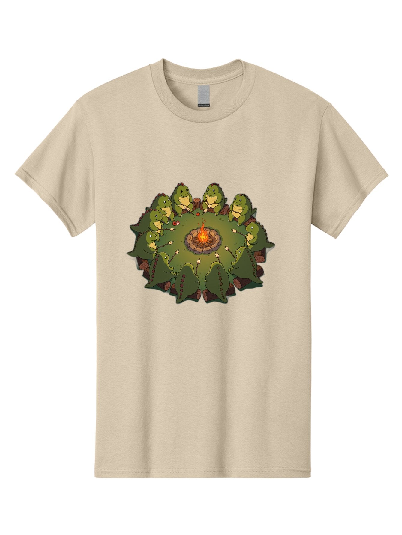 Dinosaurs-Around-Campfire Men'S Graphic Tee, 100% Cotton, Comfortable Casual Summer Wear, Machine Washable, Vintage Camera, Old Camera, Antique Camera, Black Camera, Classic Photography, Photography Equipment, Nostalgic Device, Film Camera, Bap372 8