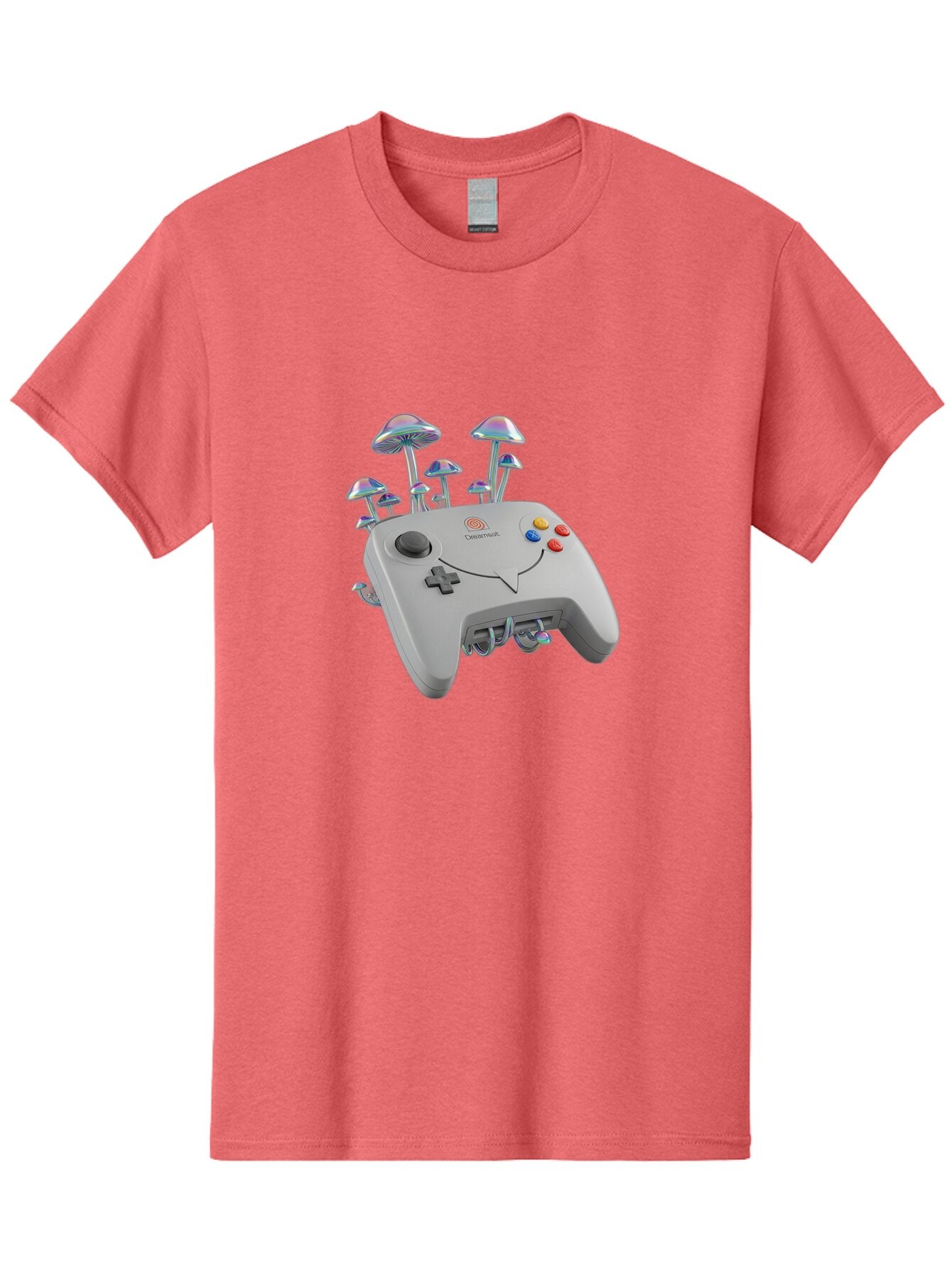 Dreamcast-Controller Men'S Graphic Tee, 100% Cotton, Comfortable Casual Summer Wear, Machine Washable, Vintage Camera, Old Camera, Antique Camera, Black Camera, Classic Photography, Photography Equipment, Nostalgic Device, Film Camera, Bap376 8