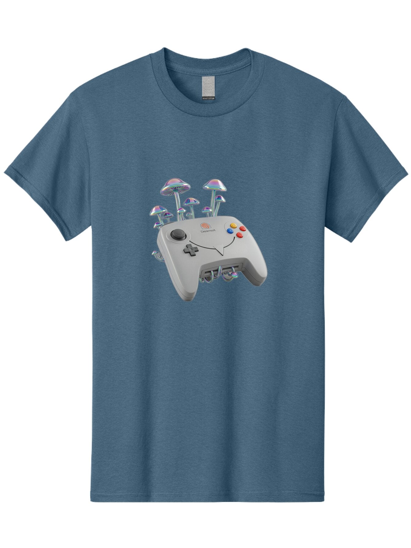Dreamcast-Controller Men'S Graphic Tee, 100% Cotton, Comfortable Casual Summer Wear, Machine Washable, Vintage Camera, Old Camera, Antique Camera, Black Camera, Classic Photography, Photography Equipment, Nostalgic Device, Film Camera, Bap376 9