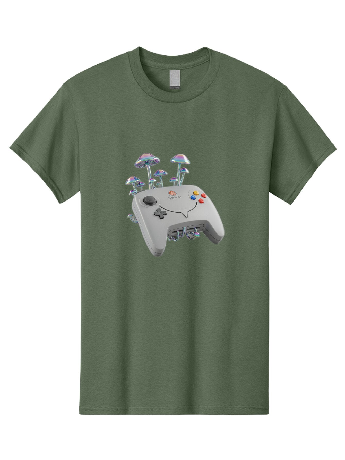 Dreamcast-Controller Men'S Graphic Tee, 100% Cotton, Comfortable Casual Summer Wear, Machine Washable, Vintage Camera, Old Camera, Antique Camera, Black Camera, Classic Photography, Photography Equipment, Nostalgic Device, Film Camera, Bap376 5