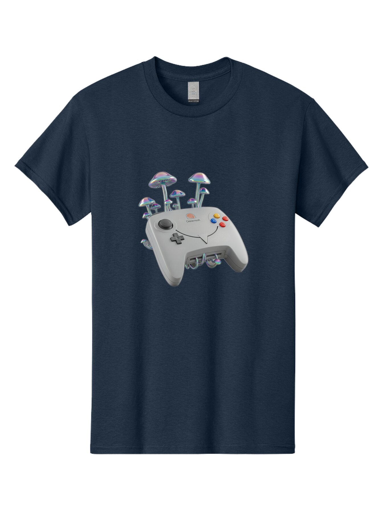 Dreamcast-Controller Men'S Graphic Tee, 100% Cotton, Comfortable Casual Summer Wear, Machine Washable, Vintage Camera, Old Camera, Antique Camera, Black Camera, Classic Photography, Photography Equipment, Nostalgic Device, Film Camera, Bap376 4