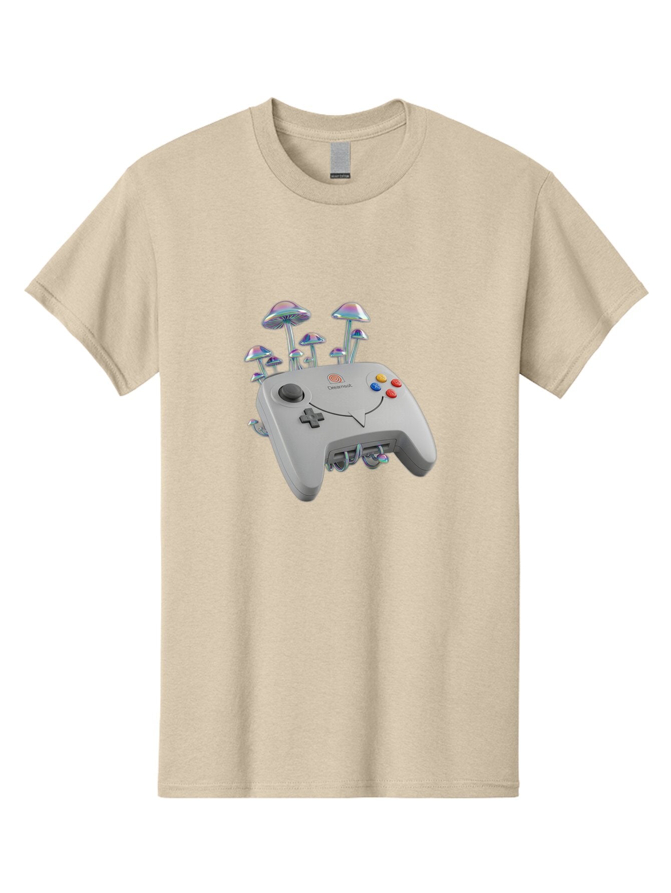 Dreamcast-Controller Men'S Graphic Tee, 100% Cotton, Comfortable Casual Summer Wear, Machine Washable, Vintage Camera, Old Camera, Antique Camera, Black Camera, Classic Photography, Photography Equipment, Nostalgic Device, Film Camera, Bap376 3