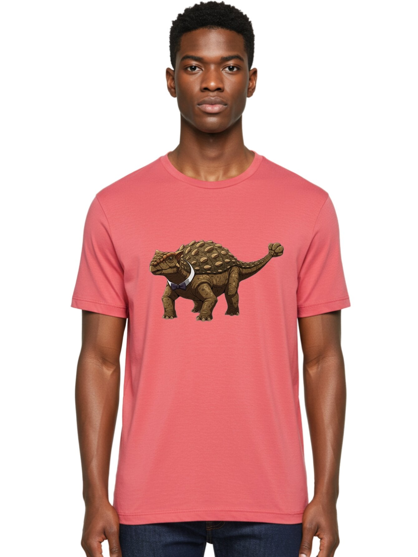 Dressed-Ankylosaurus Men'S Graphic Tee, 100% Cotton, Comfortable Casual Summer Wear, Machine Washable, Vintage Camera, Old Camera, Antique Camera, Black Camera, Classic Photography, Photography Equipment, Nostalgic Device, Film Camera, Bap377 16