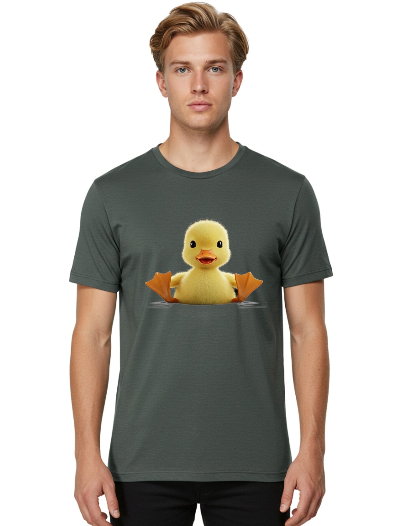 Duckling Men'S Graphic Tee, 100% Cotton, Comfortable Casual Summer Wear, Machine Washable, Vintage Camera, Old Camera, Antique Camera, Black Camera, Classic Photography, Photography Equipment, Nostalgic Device, Film Camera, Camera Art Bap380 28