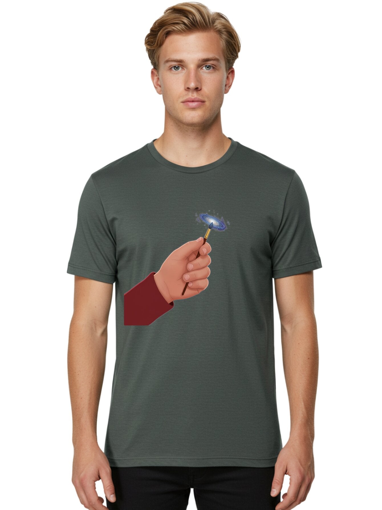 Earth-On-Paintbrush Men'S Graphic Tee, 100% Cotton, Comfortable Casual Summer Wear, Machine Washable, Vintage Camera, Old Camera, Antique Camera, Black Camera, Classic Photography, Photography Equipment, Nostalgic Device, Film Camera, Bap381 18