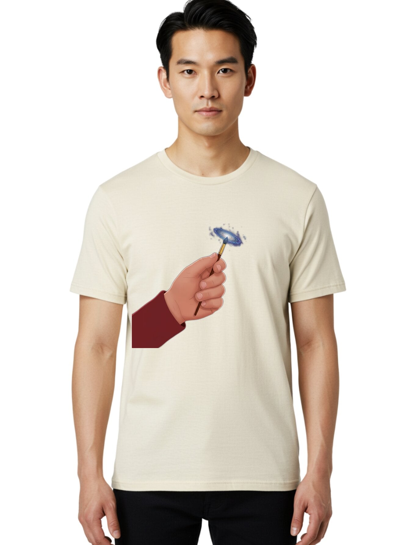 Earth-On-Paintbrush Men'S Graphic Tee, 100% Cotton, Comfortable Casual Summer Wear, Machine Washable, Vintage Camera, Old Camera, Antique Camera, Black Camera, Classic Photography, Photography Equipment, Nostalgic Device, Film Camera, Bap381 21