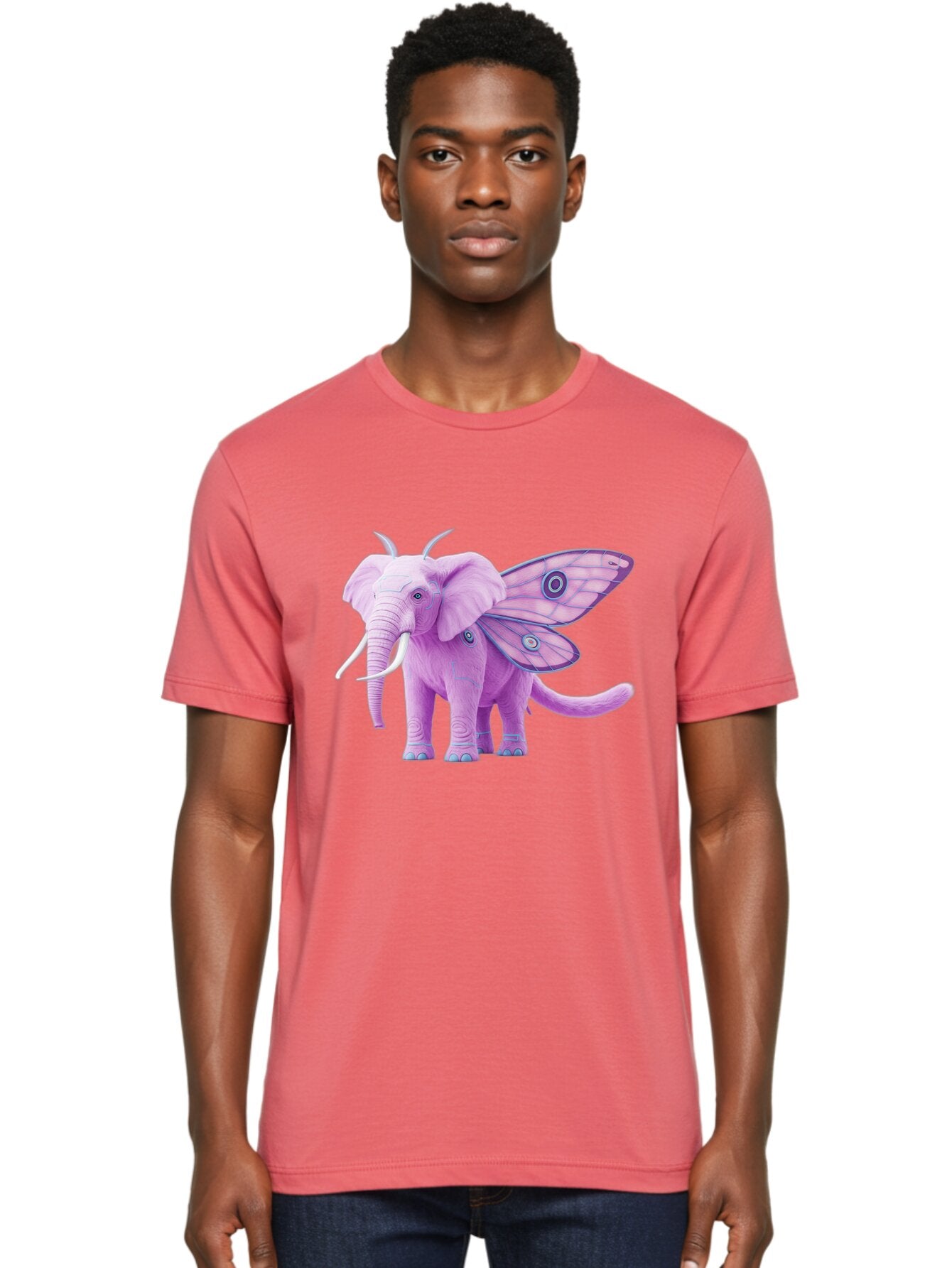 Elephant-Butterfly-Hybrid Men'S Graphic Tee, 100% Cotton, Comfortable Casual Summer Wear, Machine Washable, Vintage Camera, Old Camera, Antique Camera, Black Camera, Classic Photography, Photography Equipment, Nostalgic Device, Film Camera, Bap384 19