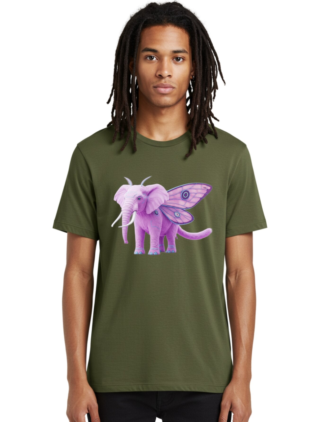 Elephant-Butterfly-Hybrid Men'S Graphic Tee, 100% Cotton, Comfortable Casual Summer Wear, Machine Washable, Vintage Camera, Old Camera, Antique Camera, Black Camera, Classic Photography, Photography Equipment, Nostalgic Device, Film Camera, Bap384 21