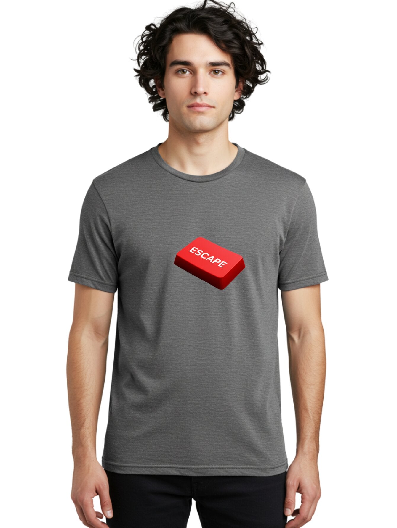 Escape Men'S Graphic Tee, 100% Cotton, Comfortable Casual Summer Wear, Machine Washable, Vintage Camera, Old Camera, Antique Camera, Black Camera, Classic Photography, Photography Equipment, Nostalgic Device, Film Camera, Camera Art Bap385 19