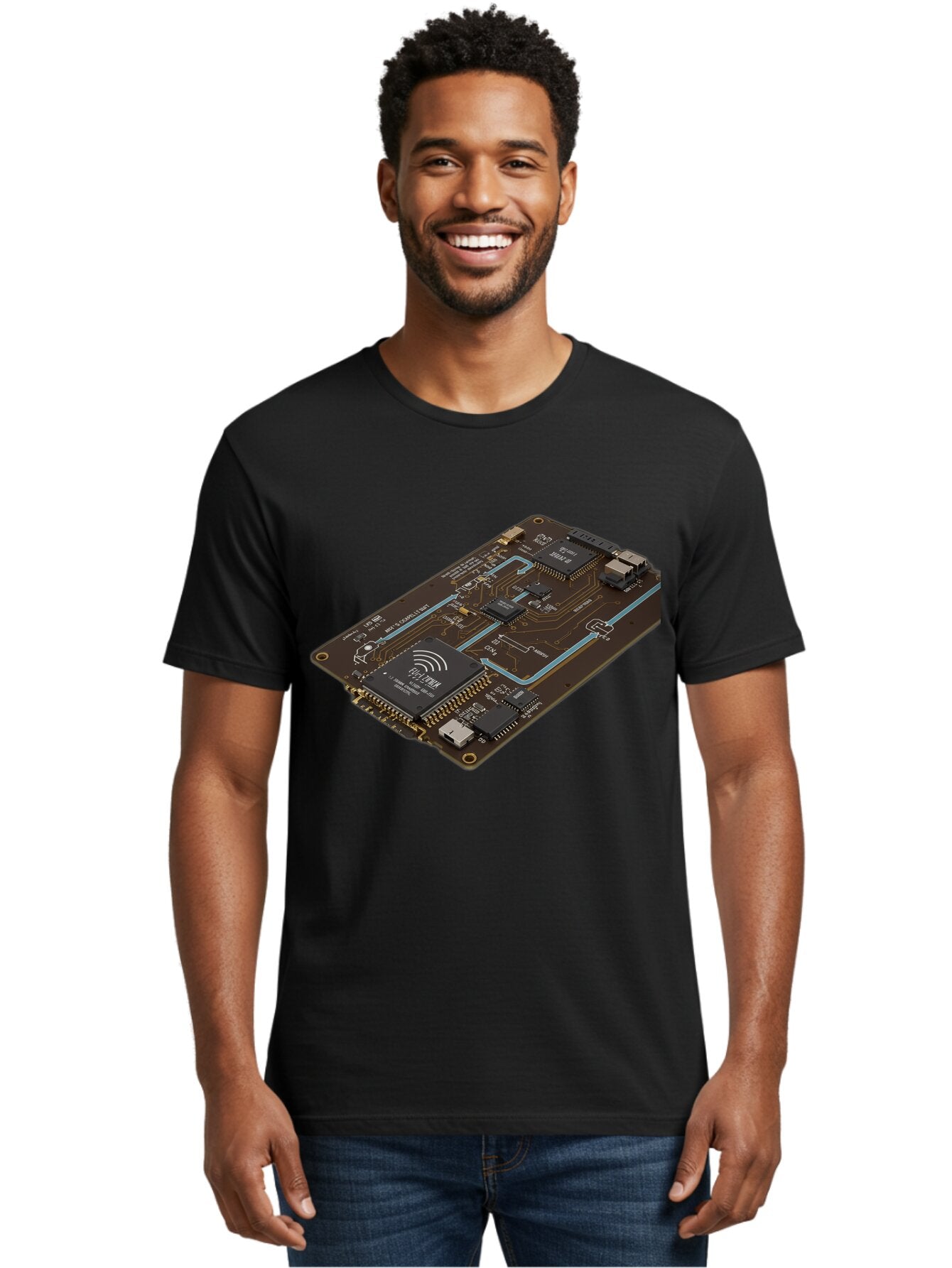 Esp32-Board Men'S Graphic Tee, 100% Cotton, Comfortable Casual Summer Wear, Machine Washable, Vintage Camera, Old Camera, Antique Camera, Black Camera, Classic Photography, Photography Equipment, Nostalgic Device, Film Camera, Camera Art Bap386 18