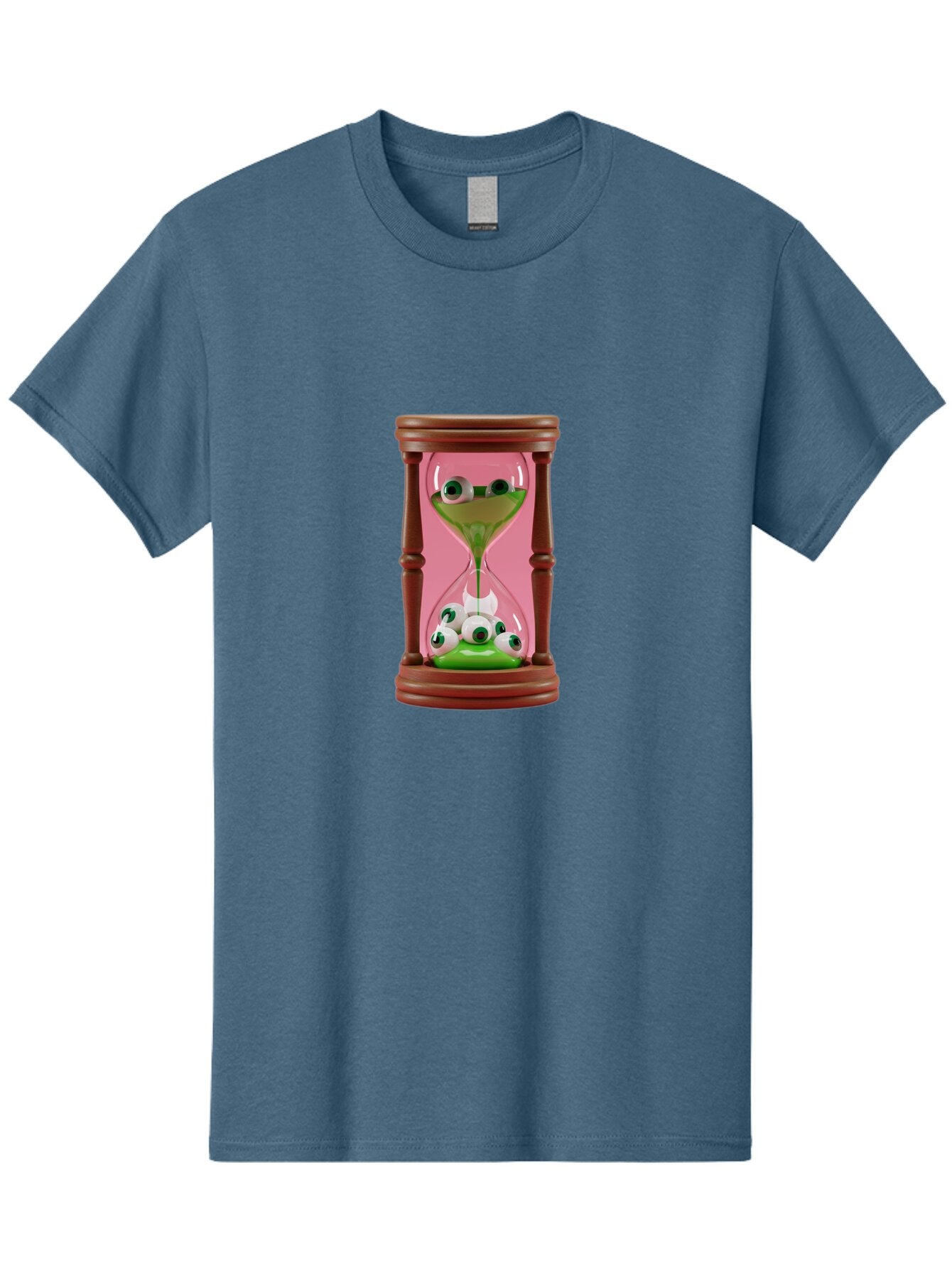Eyeballs-Hourglass-1 Men'S Graphic Tee, 100% Cotton, Comfortable Casual Summer Wear, Machine Washable, Vintage Camera, Old Camera, Antique Camera, Black Camera, Classic Photography, Photography Equipment, Nostalgic Device, Film Camera, Bap388 13