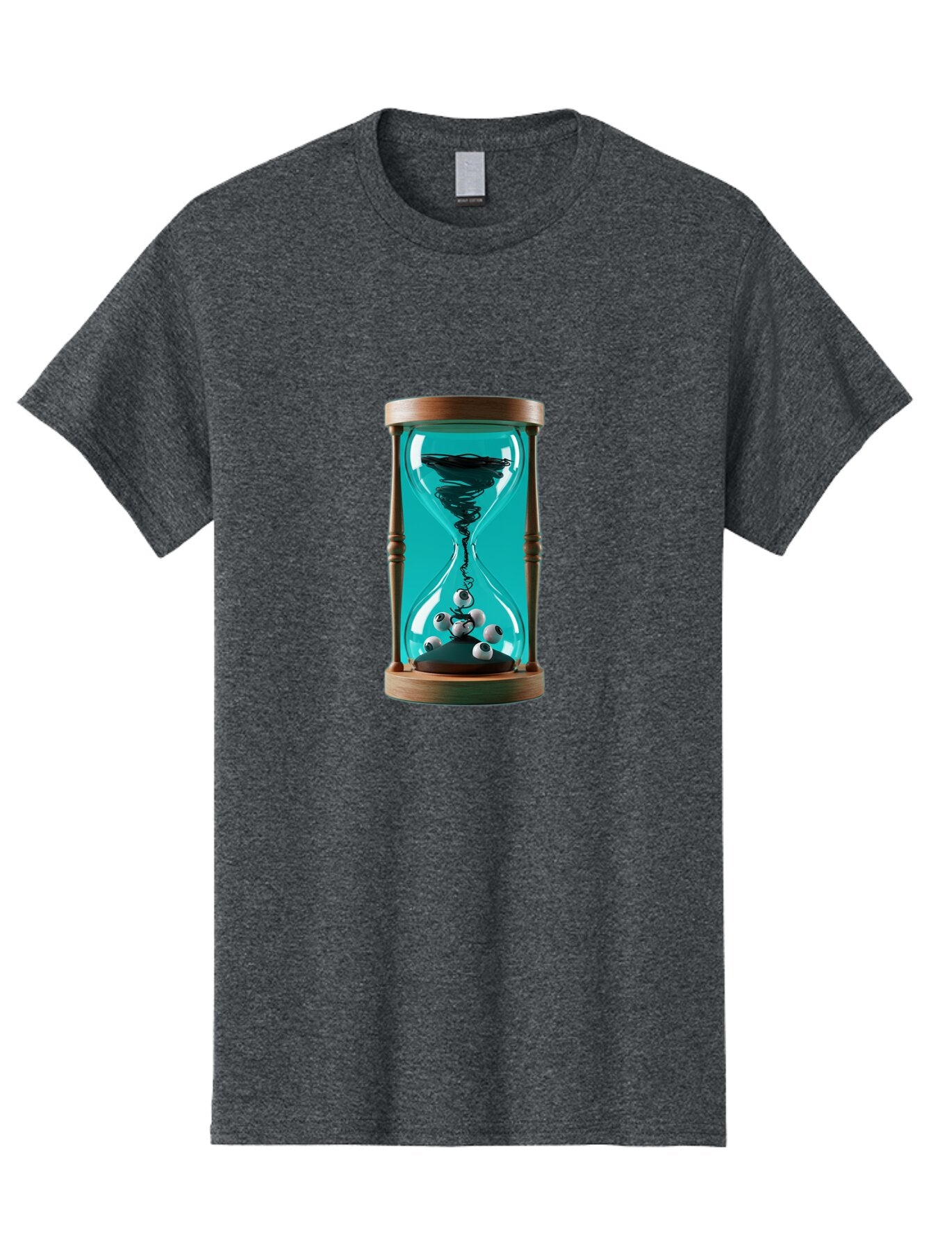 Eyeballs-Hourglass Men'S Graphic Tee, 100% Cotton, Comfortable Casual Summer Wear, Machine Washable, Vintage Camera, Old Camera, Antique Camera, Black Camera, Classic Photography, Photography Equipment, Nostalgic Device, Film Camera, Bap389 9