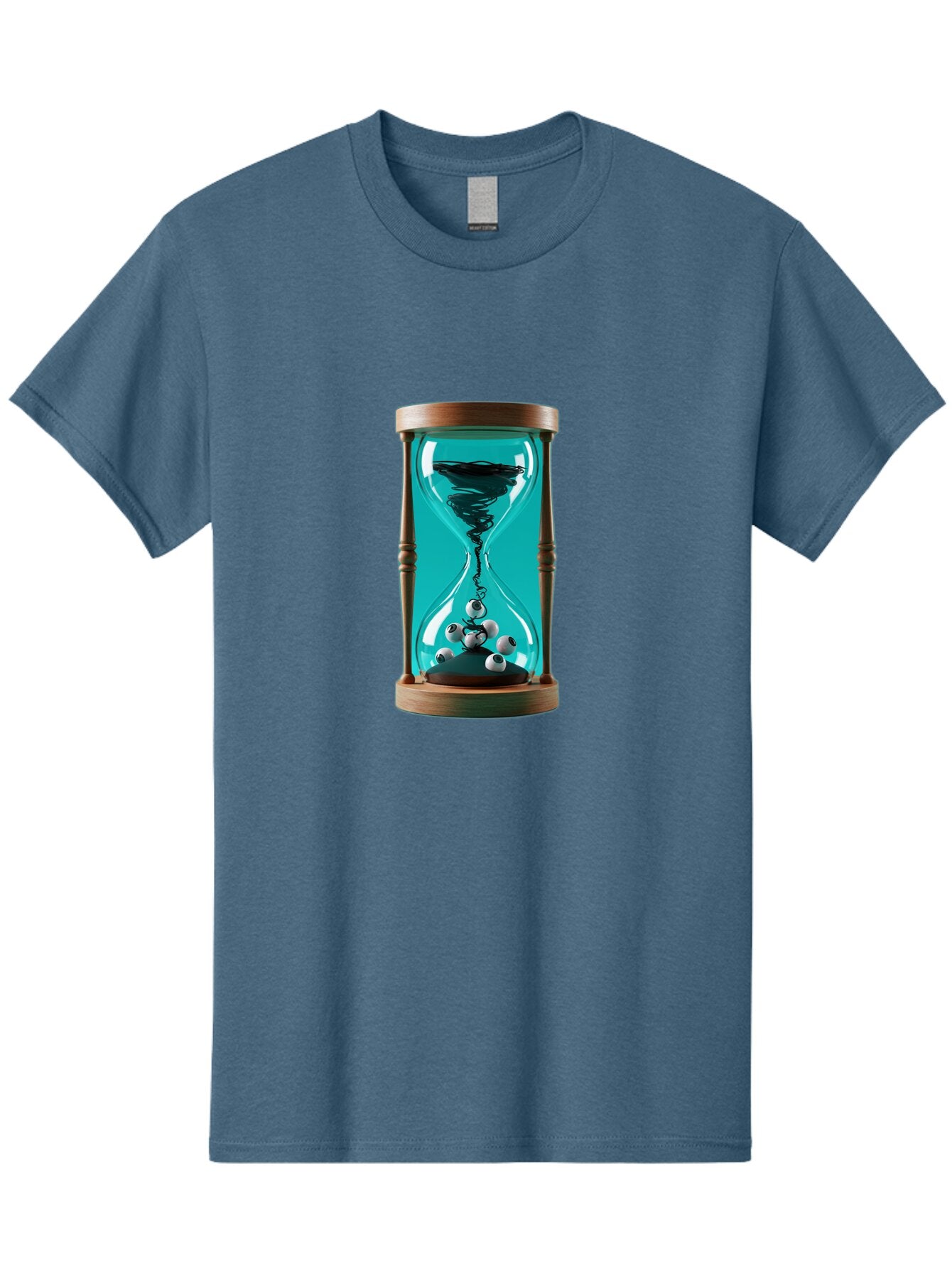 Eyeballs-Hourglass Men'S Graphic Tee, 100% Cotton, Comfortable Casual Summer Wear, Machine Washable, Vintage Camera, Old Camera, Antique Camera, Black Camera, Classic Photography, Photography Equipment, Nostalgic Device, Film Camera, Bap389 10