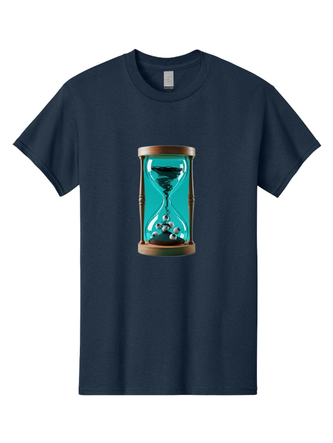Eyeballs-Hourglass Men'S Graphic Tee, 100% Cotton, Comfortable Casual Summer Wear, Machine Washable, Vintage Camera, Old Camera, Antique Camera, Black Camera, Classic Photography, Photography Equipment, Nostalgic Device, Film Camera, Bap389 7