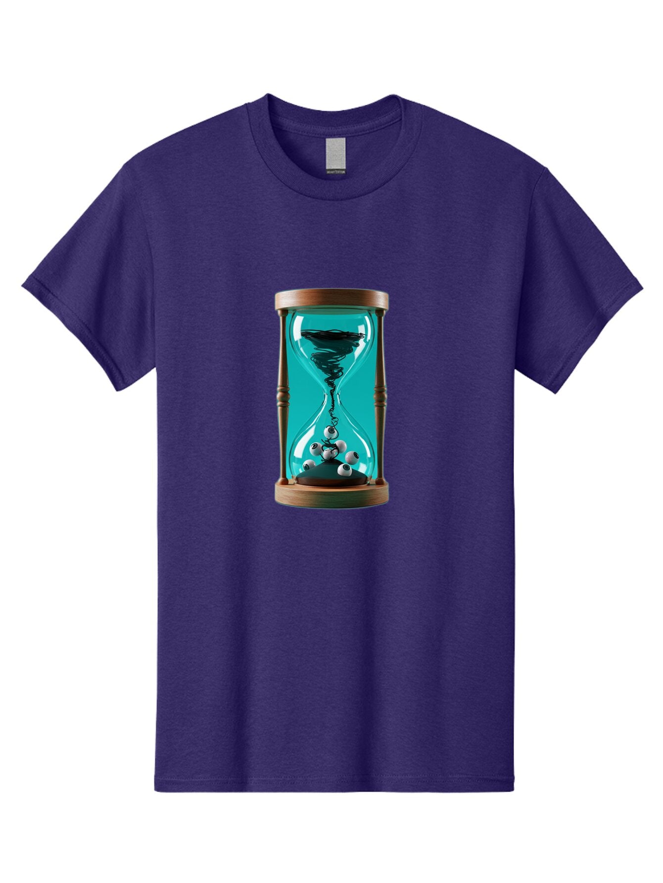 Eyeballs-Hourglass Men'S Graphic Tee, 100% Cotton, Comfortable Casual Summer Wear, Machine Washable, Vintage Camera, Old Camera, Antique Camera, Black Camera, Classic Photography, Photography Equipment, Nostalgic Device, Film Camera, Bap389 6