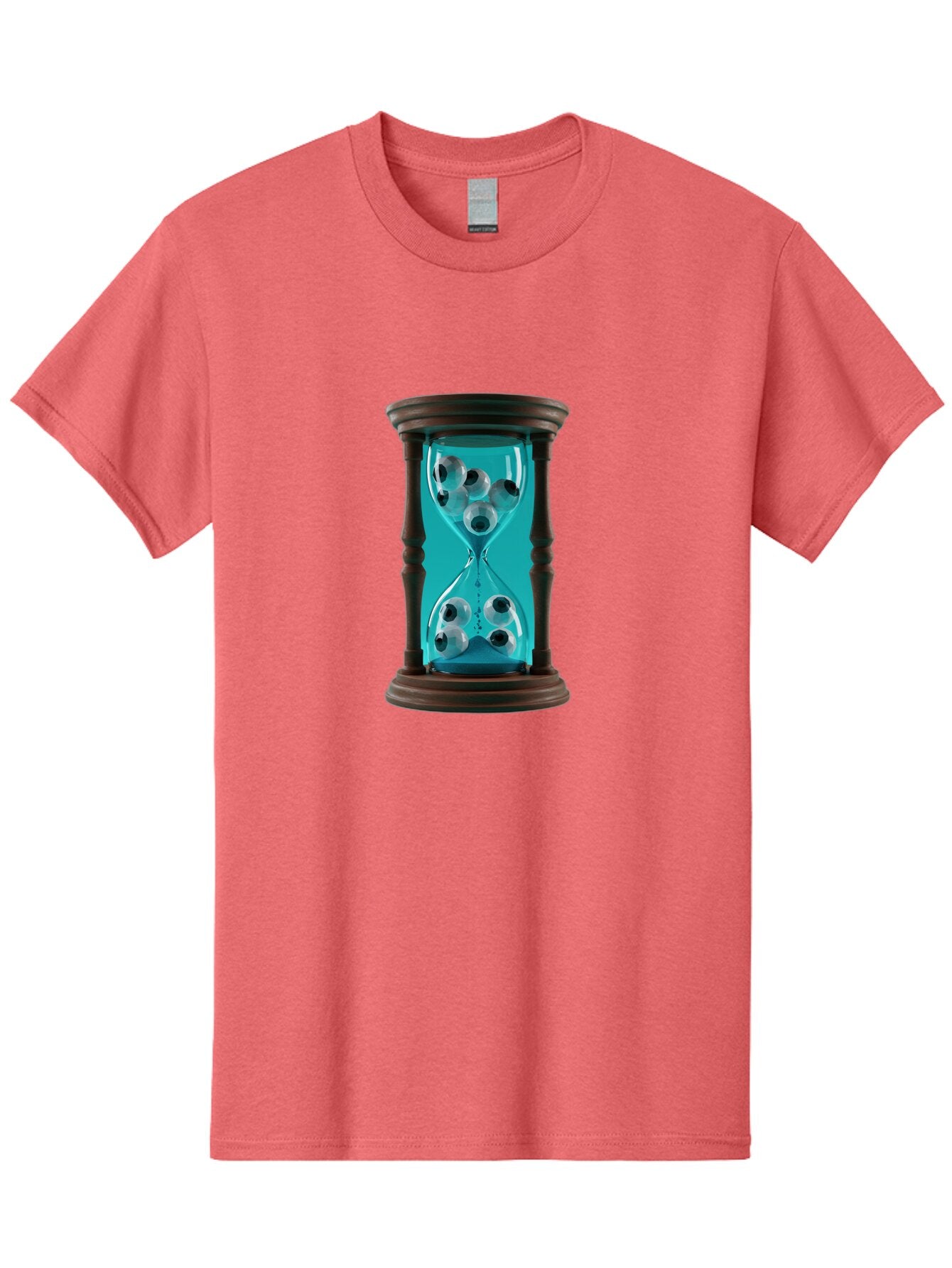 Eyeballs-In-Hourglass Men'S Graphic Tee, 100% Cotton, Comfortable Casual Summer Wear, Machine Washable, Vintage Camera, Old Camera, Antique Camera, Black Camera, Classic Photography, Photography Equipment, Nostalgic Device, Film Camera, Bap390 9