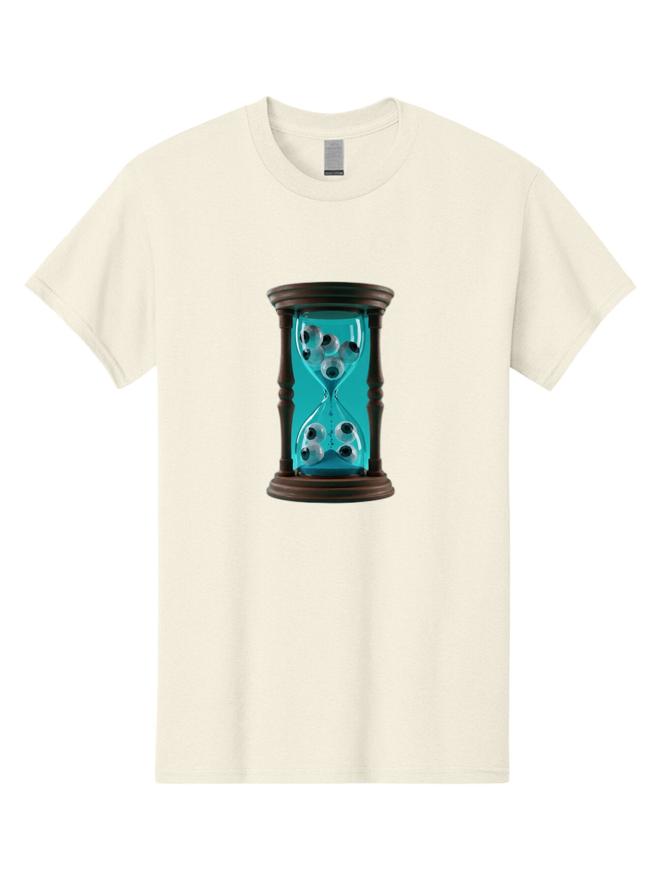 Eyeballs-In-Hourglass Men'S Graphic Tee, 100% Cotton, Comfortable Casual Summer Wear, Machine Washable, Vintage Camera, Old Camera, Antique Camera, Black Camera, Classic Photography, Photography Equipment, Nostalgic Device, Film Camera, Bap390 14