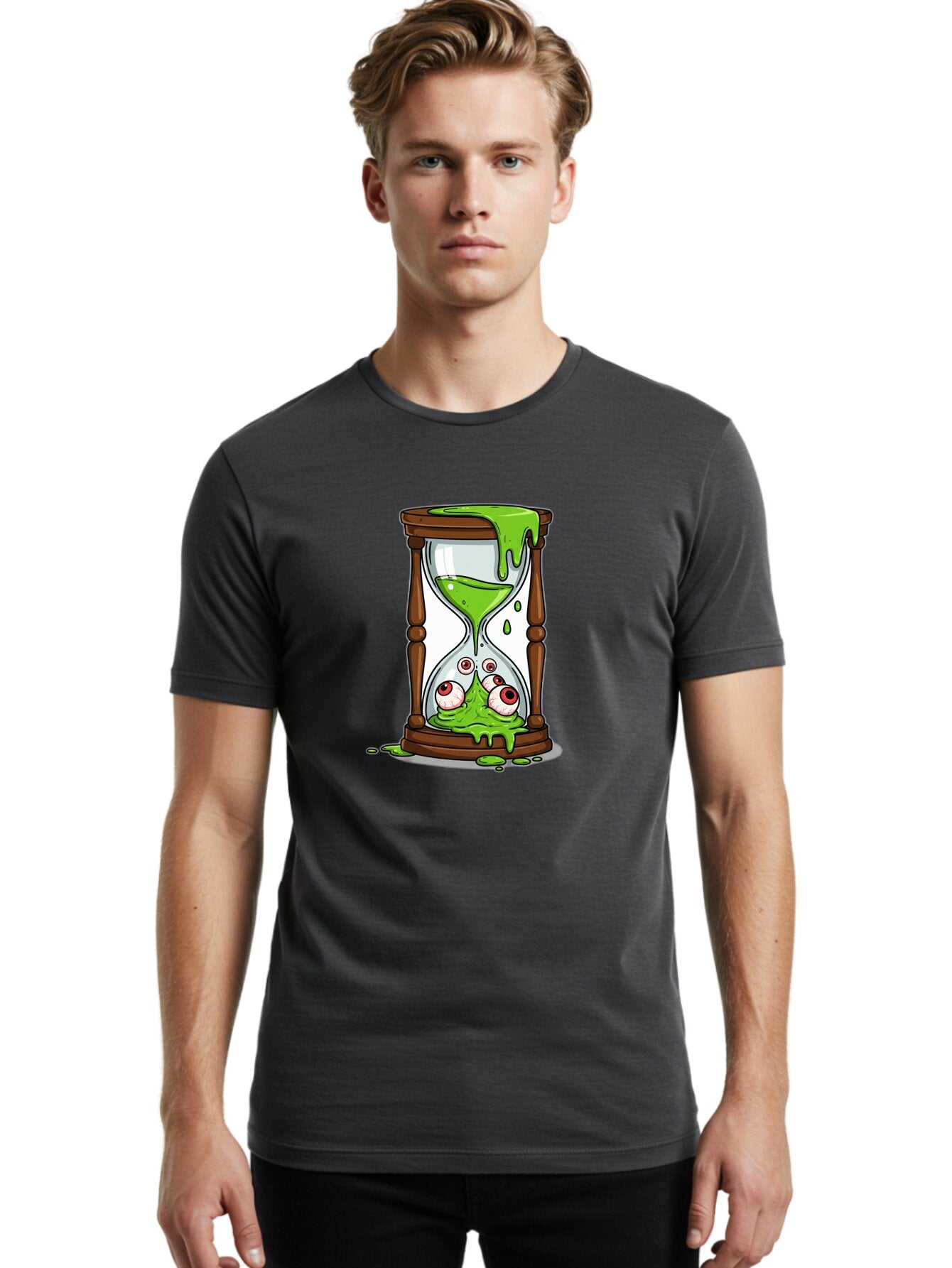 Eyes-In-Hourglass-1 Men'S Graphic Tee, 100% Cotton, Comfortable Casual Summer Wear, Machine Washable, Vintage Camera, Old Camera, Antique Camera, Black Camera, Classic Photography, Photography Equipment, Nostalgic Device, Film Camera, Bap391 20