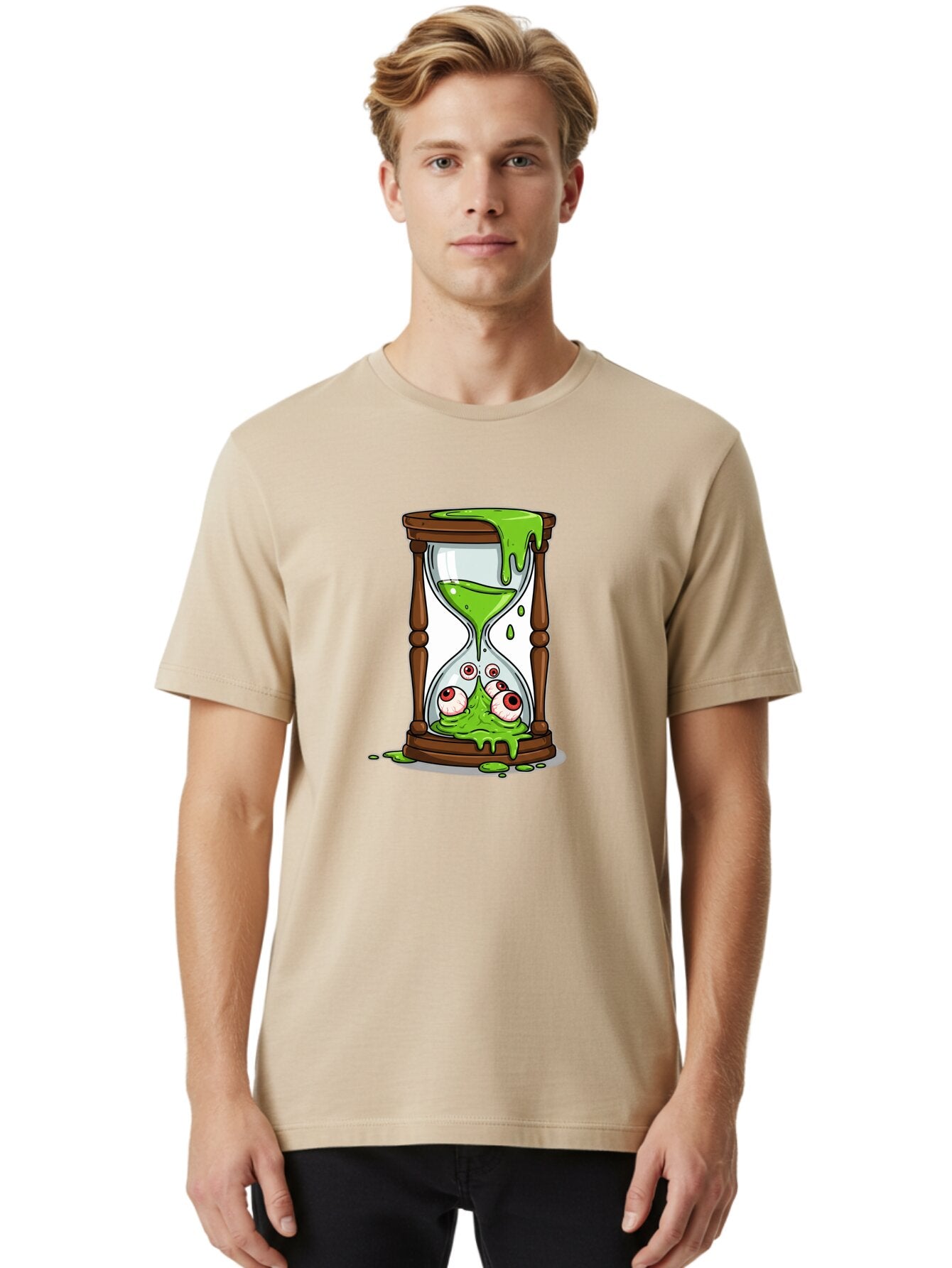 Eyes-In-Hourglass-1 Men'S Graphic Tee, 100% Cotton, Comfortable Casual Summer Wear, Machine Washable, Vintage Camera, Old Camera, Antique Camera, Black Camera, Classic Photography, Photography Equipment, Nostalgic Device, Film Camera, Bap391 29