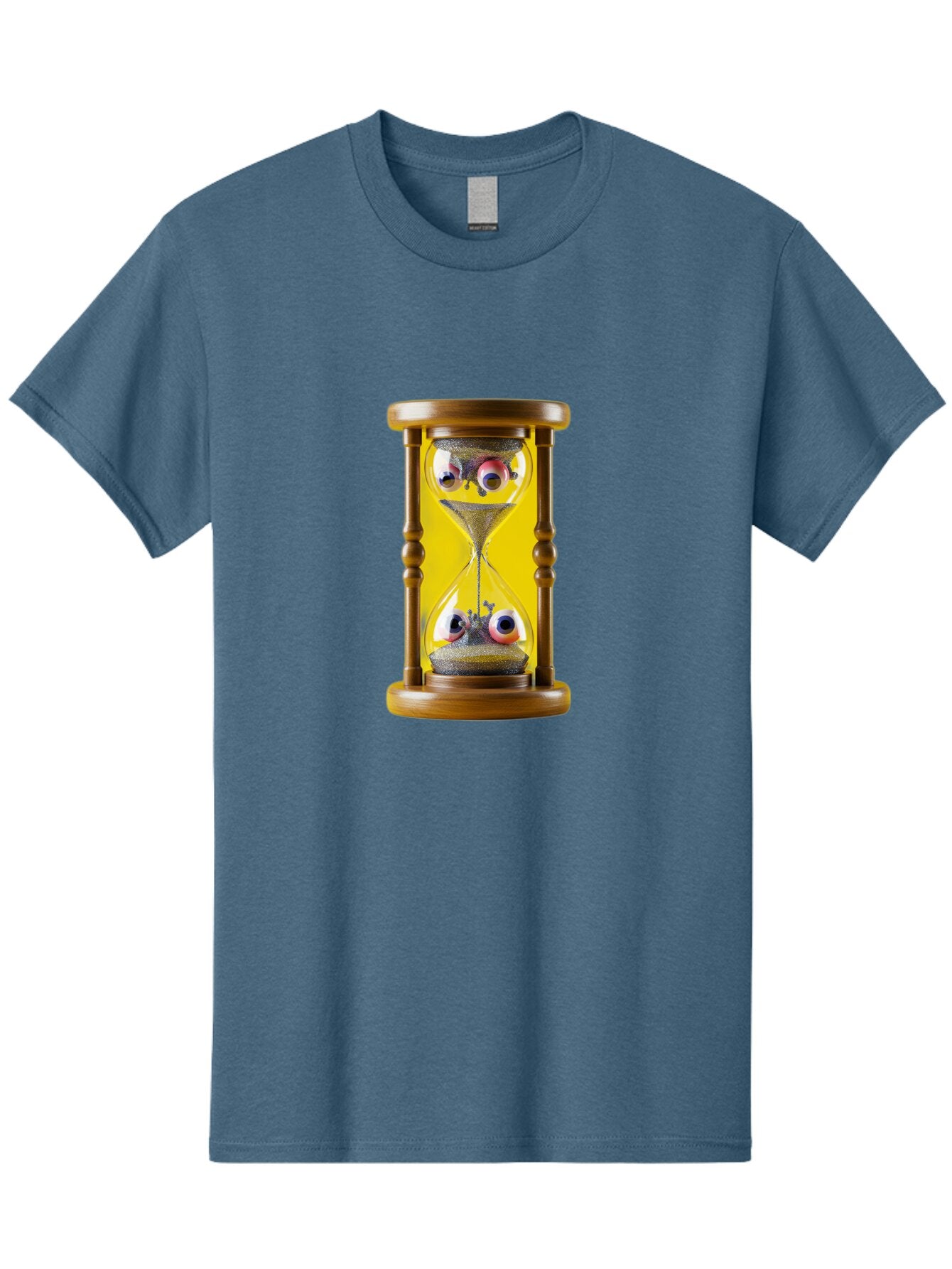Eyes-In-Hourglass Men'S Graphic Tee, 100% Cotton, Comfortable Casual Summer Wear, Machine Washable, Vintage Camera, Old Camera, Antique Camera, Black Camera, Classic Photography, Photography Equipment, Nostalgic Device, Film Camera, Camera Art Bap392 7