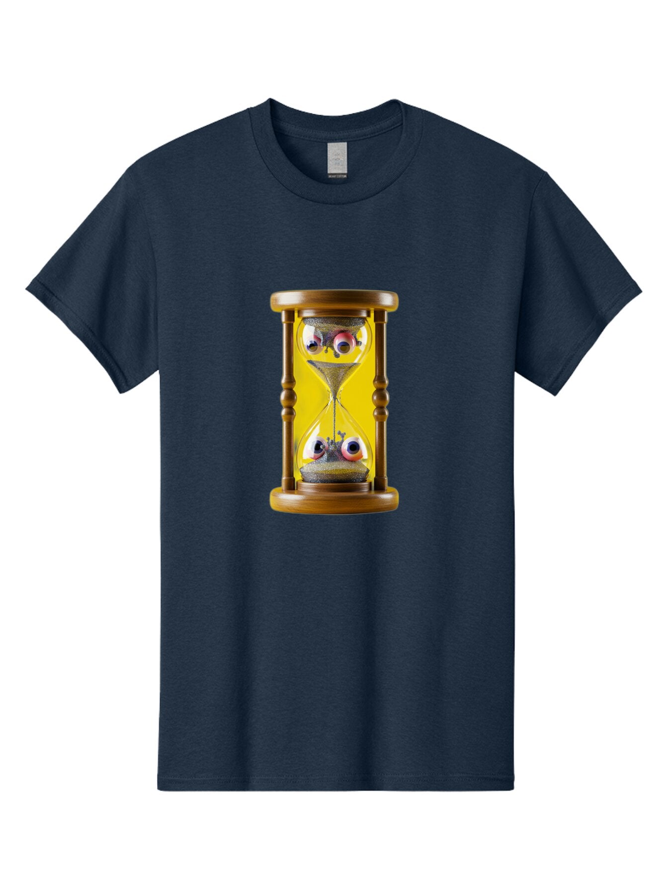 Eyes-In-Hourglass Men'S Graphic Tee, 100% Cotton, Comfortable Casual Summer Wear, Machine Washable, Vintage Camera, Old Camera, Antique Camera, Black Camera, Classic Photography, Photography Equipment, Nostalgic Device, Film Camera, Camera Art Bap392 6