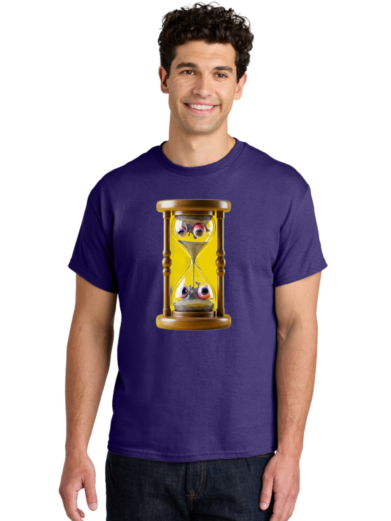 Eyes-In-Hourglass Men'S Graphic Tee, 100% Cotton, Comfortable Casual Summer Wear, Machine Washable, Vintage Camera, Old Camera, Antique Camera, Black Camera, Classic Photography, Photography Equipment, Nostalgic Device, Film Camera, Camera Art Bap392 19