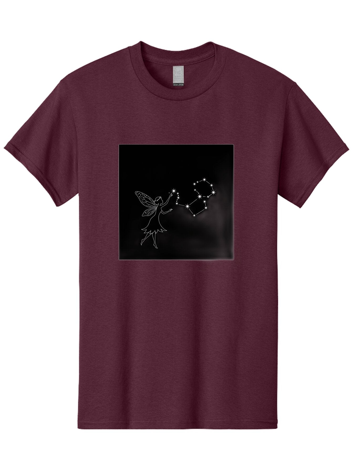 Fairy-And-Constellation Men'S Graphic Tee, 100% Cotton, Comfortable Casual Summer Wear, Machine Washable, Vintage Camera, Old Camera, Antique Camera, Black Camera, Classic Photography, Photography Equipment, Nostalgic Device, Film Camera, Bap394 2
