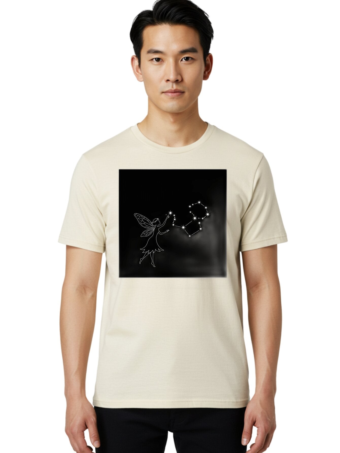Fairy-And-Constellation Men'S Graphic Tee, 100% Cotton, Comfortable Casual Summer Wear, Machine Washable, Vintage Camera, Old Camera, Antique Camera, Black Camera, Classic Photography, Photography Equipment, Nostalgic Device, Film Camera, Bap394 22