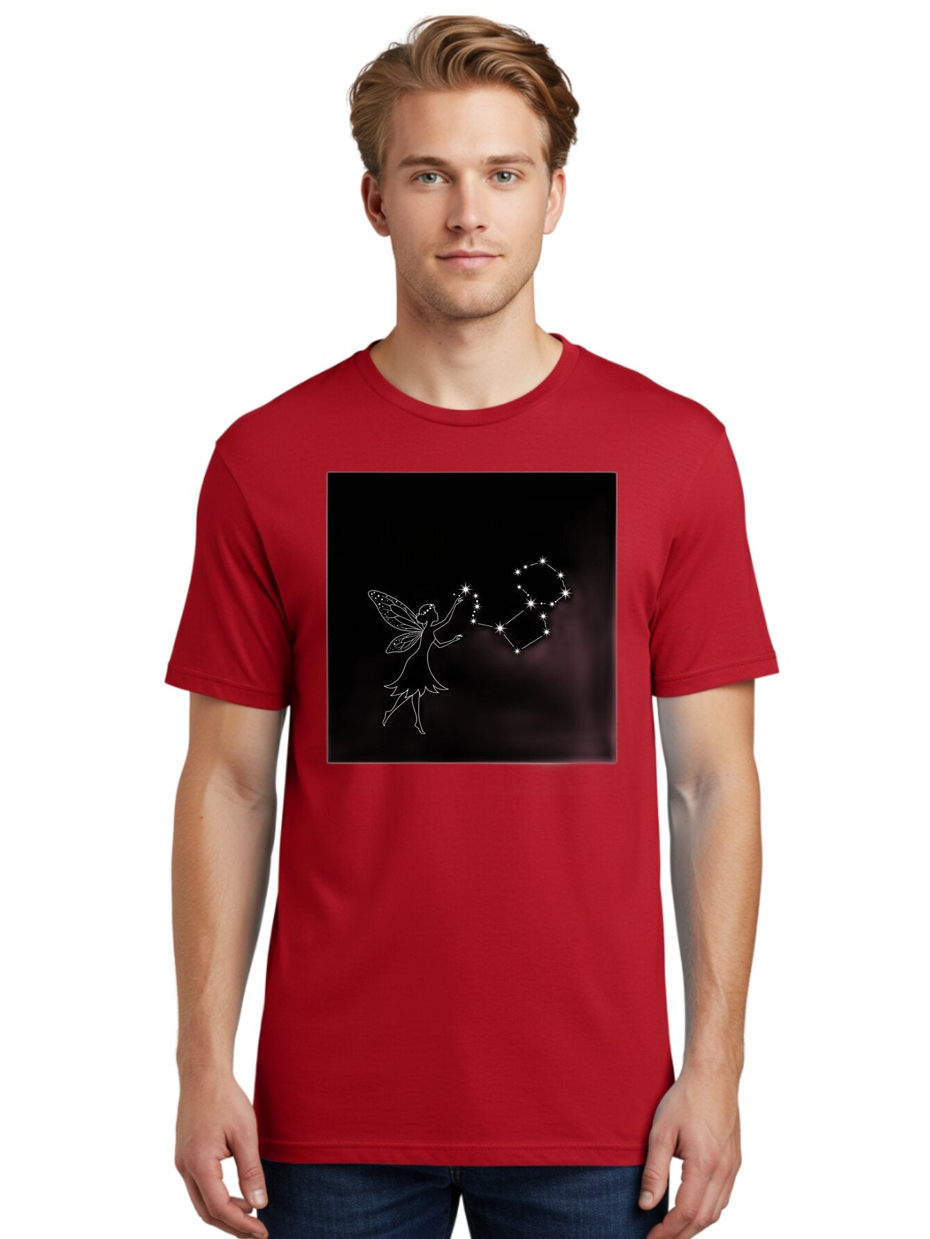 Fairy-And-Constellation Men'S Graphic Tee, 100% Cotton, Comfortable Casual Summer Wear, Machine Washable, Vintage Camera, Old Camera, Antique Camera, Black Camera, Classic Photography, Photography Equipment, Nostalgic Device, Film Camera, Bap394 30