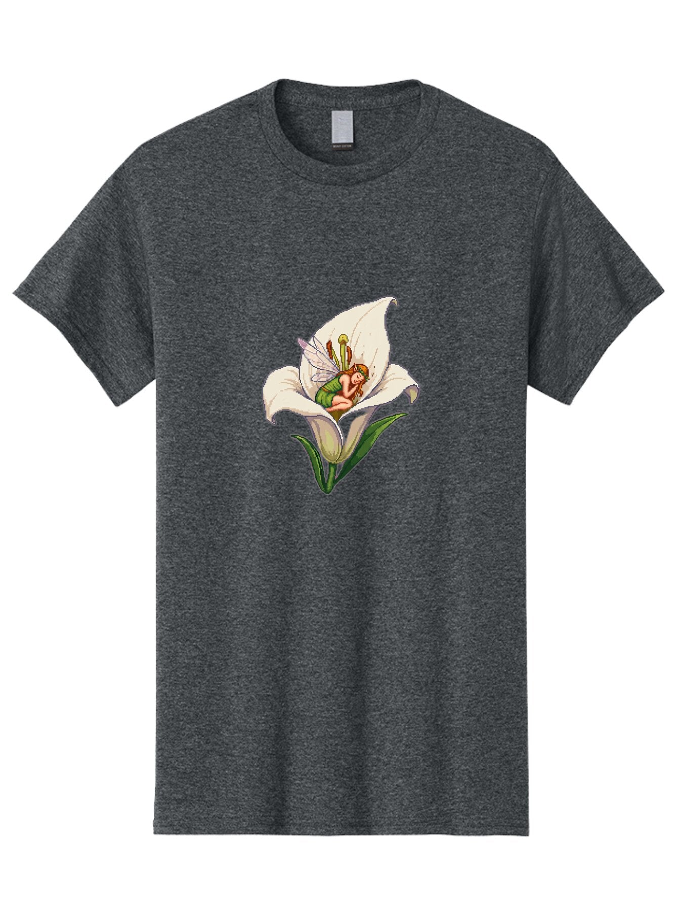 Fairy-In-Lily-1 Men'S Graphic Tee, 100% Cotton, Comfortable Casual Summer Wear, Machine Washable, Vintage Camera, Old Camera, Antique Camera, Black Camera, Classic Photography, Photography Equipment, Nostalgic Device, Film Camera, Camera Art Bap396 8