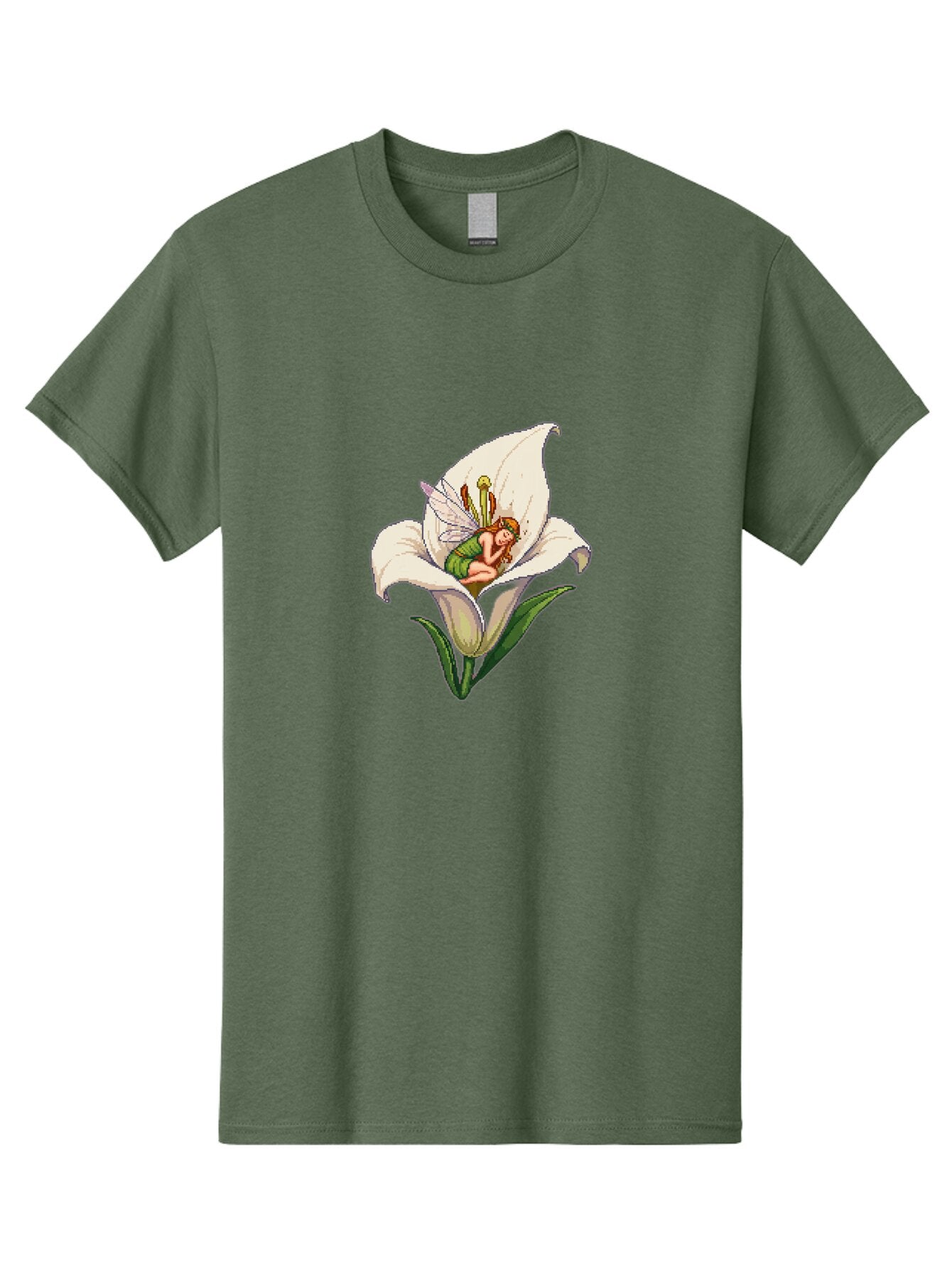 Fairy-In-Lily-1 Men'S Graphic Tee, 100% Cotton, Comfortable Casual Summer Wear, Machine Washable, Vintage Camera, Old Camera, Antique Camera, Black Camera, Classic Photography, Photography Equipment, Nostalgic Device, Film Camera, Camera Art Bap396 4