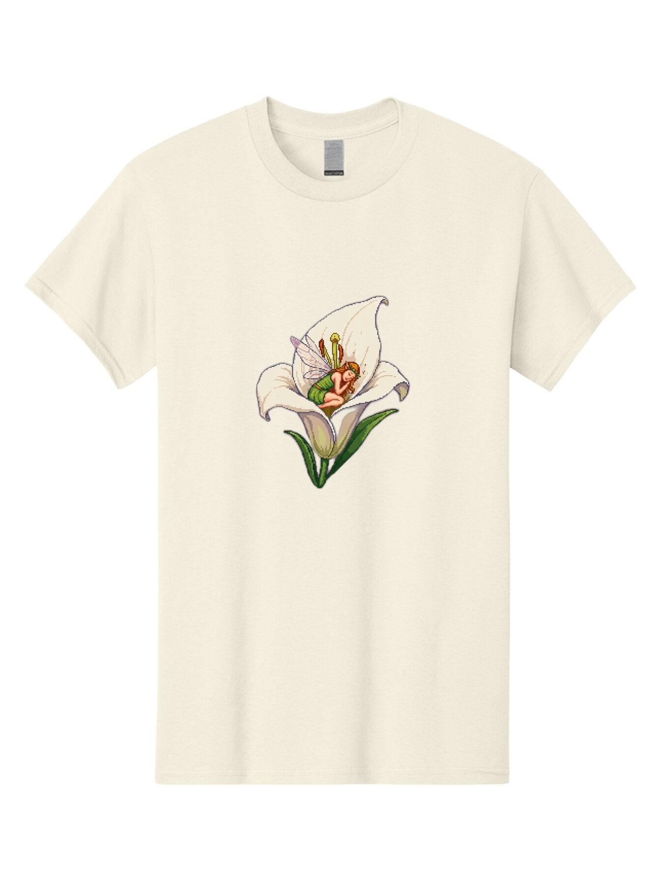 Fairy-In-Lily-1 Men'S Graphic Tee, 100% Cotton, Comfortable Casual Summer Wear, Machine Washable, Vintage Camera, Old Camera, Antique Camera, Black Camera, Classic Photography, Photography Equipment, Nostalgic Device, Film Camera, Camera Art Bap396 3