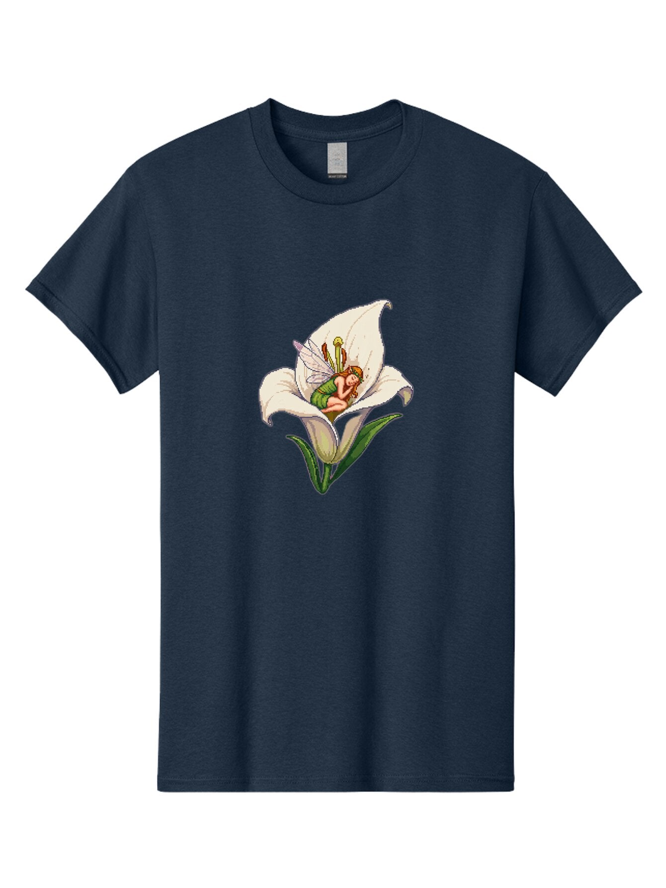 Fairy-In-Lily-1 Men'S Graphic Tee, 100% Cotton, Comfortable Casual Summer Wear, Machine Washable, Vintage Camera, Old Camera, Antique Camera, Black Camera, Classic Photography, Photography Equipment, Nostalgic Device, Film Camera, Camera Art Bap396 1