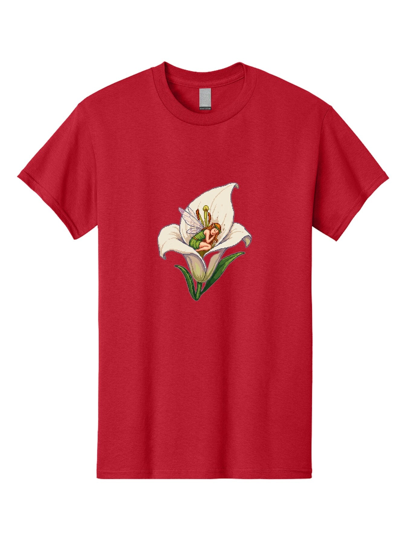 Fairy-In-Lily-1 Men'S Graphic Tee, 100% Cotton, Comfortable Casual Summer Wear, Machine Washable, Vintage Camera, Old Camera, Antique Camera, Black Camera, Classic Photography, Photography Equipment, Nostalgic Device, Film Camera, Camera Art Bap396 6
