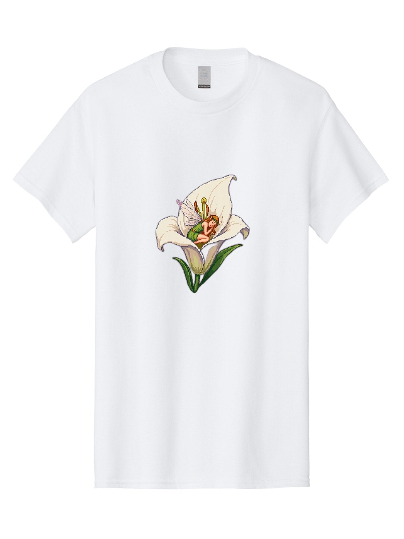 Fairy-In-Lily-1 Men'S Graphic Tee, 100% Cotton, Comfortable Casual Summer Wear, Machine Washable, Vintage Camera, Old Camera, Antique Camera, Black Camera, Classic Photography, Photography Equipment, Nostalgic Device, Film Camera, Camera Art Bap396 7