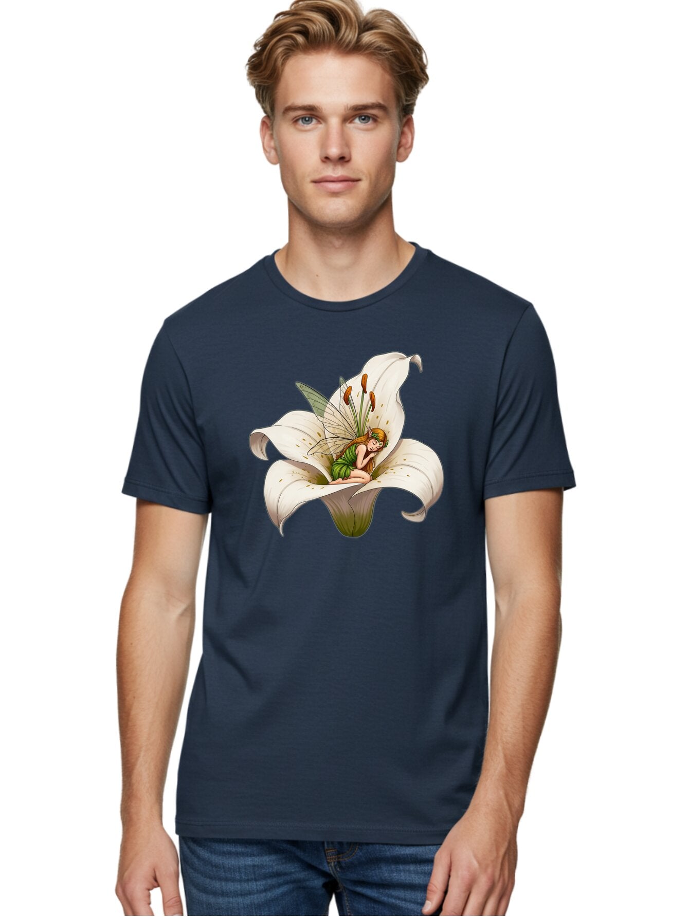 Fairy-In-Lily-2 Men'S Graphic Tee, 100% Cotton, Comfortable Casual Summer Wear, Machine Washable, Vintage Camera, Old Camera, Antique Camera, Black Camera, Classic Photography, Photography Equipment, Nostalgic Device, Film Camera, Camera Art Bap397 26