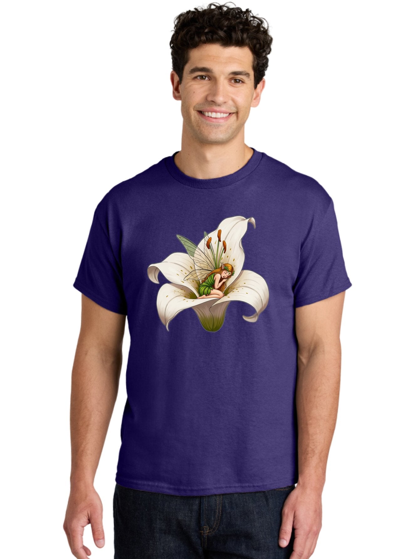 Fairy-In-Lily-2 Men'S Graphic Tee, 100% Cotton, Comfortable Casual Summer Wear, Machine Washable, Vintage Camera, Old Camera, Antique Camera, Black Camera, Classic Photography, Photography Equipment, Nostalgic Device, Film Camera, Camera Art Bap397 23