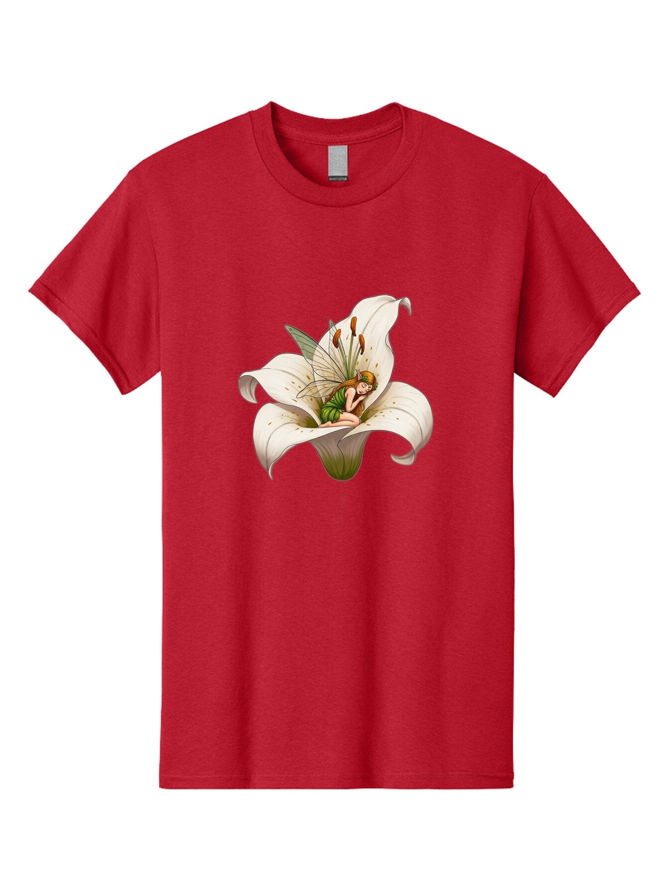 Fairy-In-Lily-2 Men'S Graphic Tee, 100% Cotton, Comfortable Casual Summer Wear, Machine Washable, Vintage Camera, Old Camera, Antique Camera, Black Camera, Classic Photography, Photography Equipment, Nostalgic Device, Film Camera, Camera Art Bap397 7