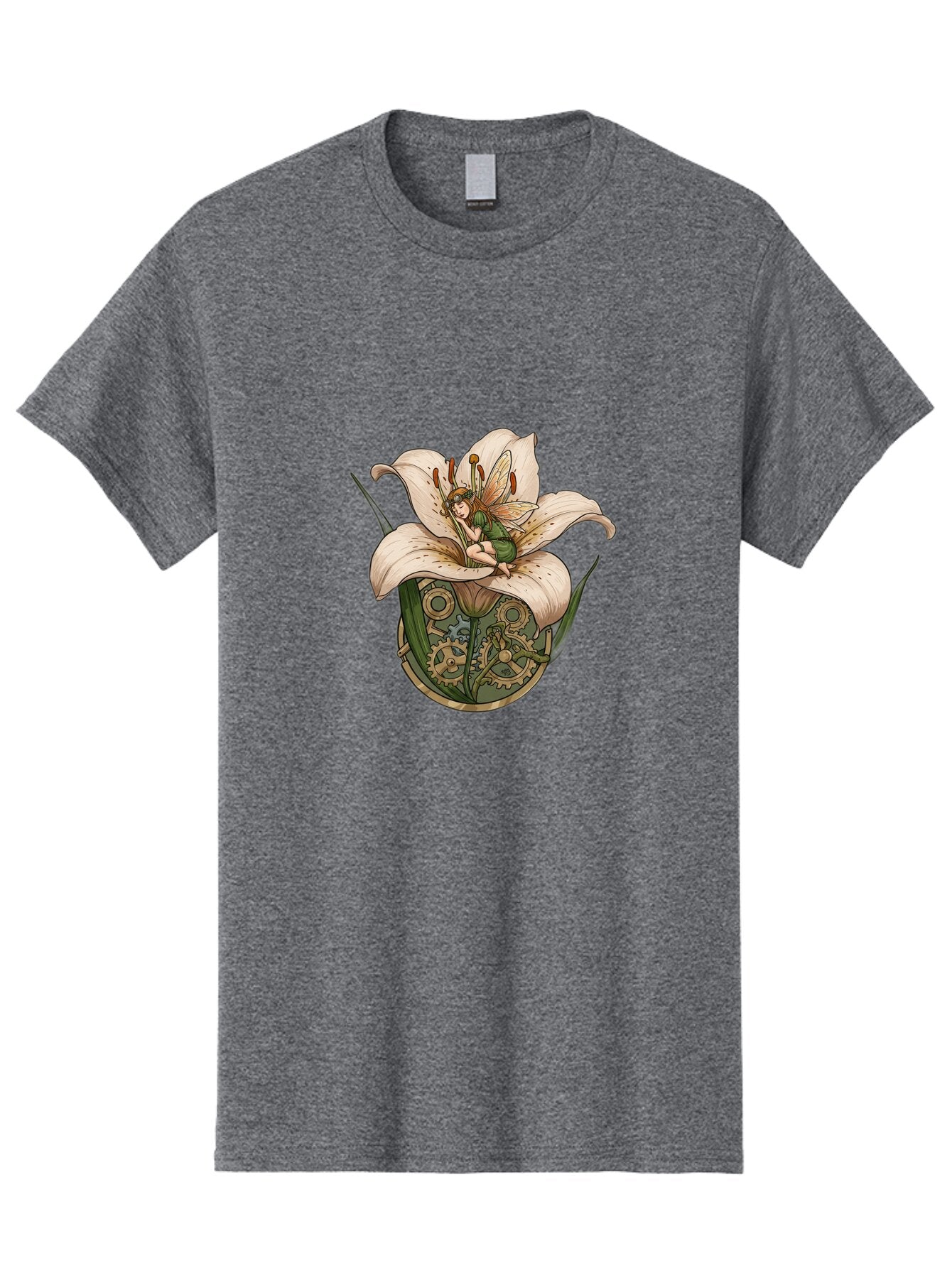 Fairy-In-Lily-Clockwork Men'S Graphic Tee, 100% Cotton, Comfortable Casual Summer Wear, Machine Washable, Vintage Camera, Old Camera, Antique Camera, Black Camera, Classic Photography, Photography Equipment, Nostalgic Device, Film Camera, Bap398 9