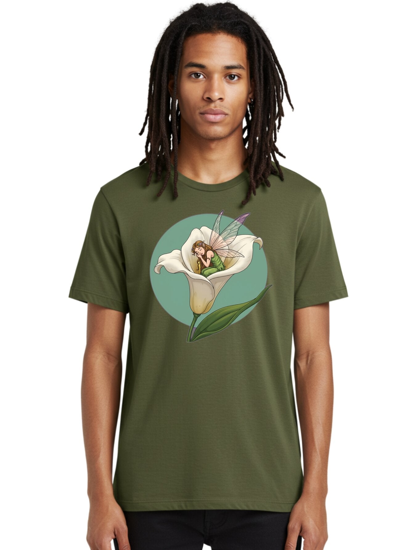 Fairy-In-White-Calla-Lily Men'S Graphic Tee, 100% Cotton, Comfortable Casual Summer Wear, Machine Washable, Vintage Camera, Old Camera, Antique Camera, Black Camera, Classic Photography, Photography Equipment, Nostalgic Device, Film Camera, Bap400 22