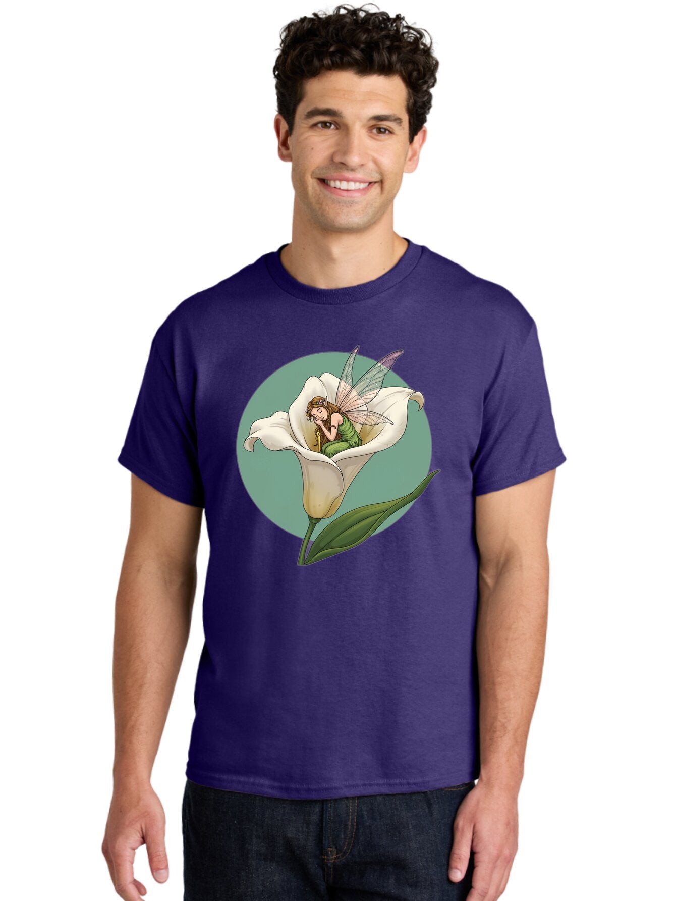 Fairy-In-White-Calla-Lily Men'S Graphic Tee, 100% Cotton, Comfortable Casual Summer Wear, Machine Washable, Vintage Camera, Old Camera, Antique Camera, Black Camera, Classic Photography, Photography Equipment, Nostalgic Device, Film Camera, Bap400 30