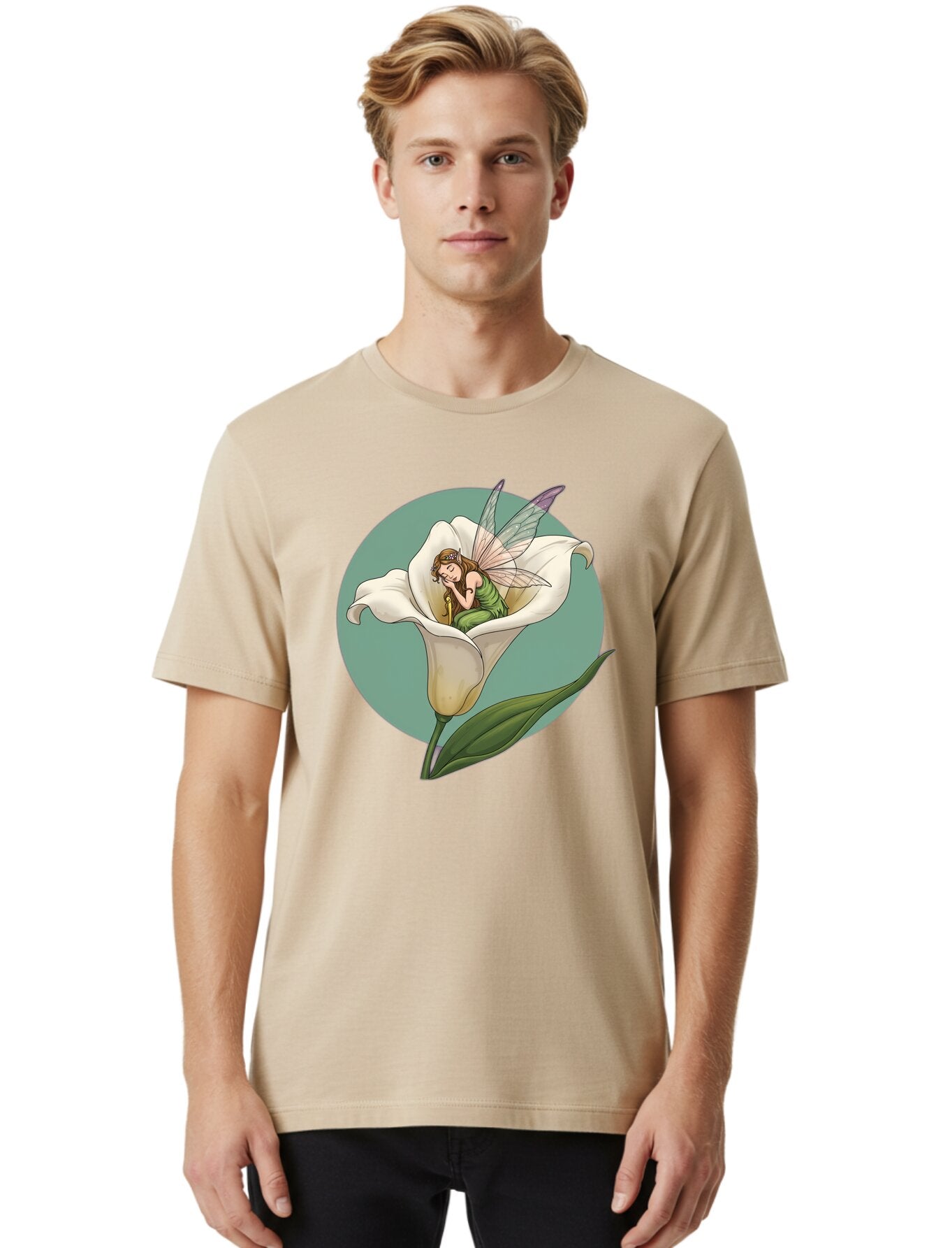 Fairy-In-White-Calla-Lily Men'S Graphic Tee, 100% Cotton, Comfortable Casual Summer Wear, Machine Washable, Vintage Camera, Old Camera, Antique Camera, Black Camera, Classic Photography, Photography Equipment, Nostalgic Device, Film Camera, Bap400 19