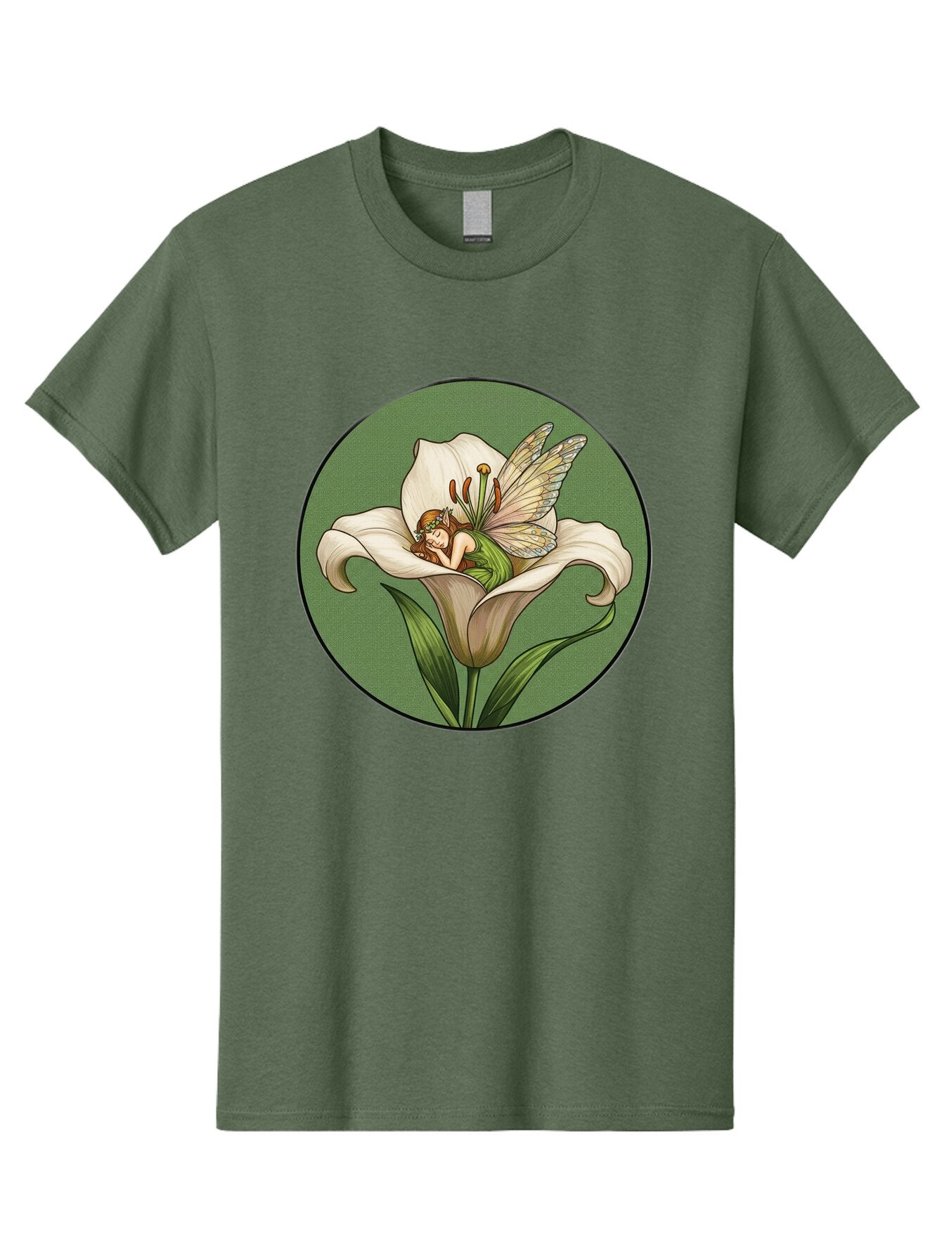 Fairy-On-Lily-2 Men'S Graphic Tee, 100% Cotton, Comfortable Casual Summer Wear, Machine Washable, Vintage Camera, Old Camera, Antique Camera, Black Camera, Classic Photography, Photography Equipment, Nostalgic Device, Film Camera, Camera Art Bap403 8