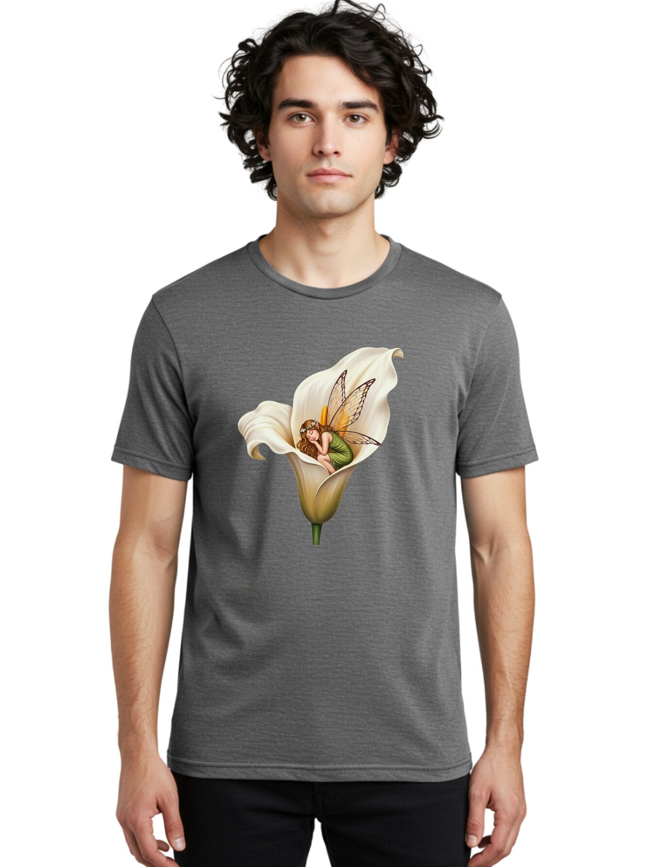 Fairy-Sleeping-In-Callalily Men'S Graphic Tee, 100% Cotton, Comfortable Casual Summer Wear, Machine Washable, Vintage Camera, Old Camera, Antique Camera, Black Camera, Classic Photography, Photography Equipment, Nostalgic Device, Film Camera, Bap407 22