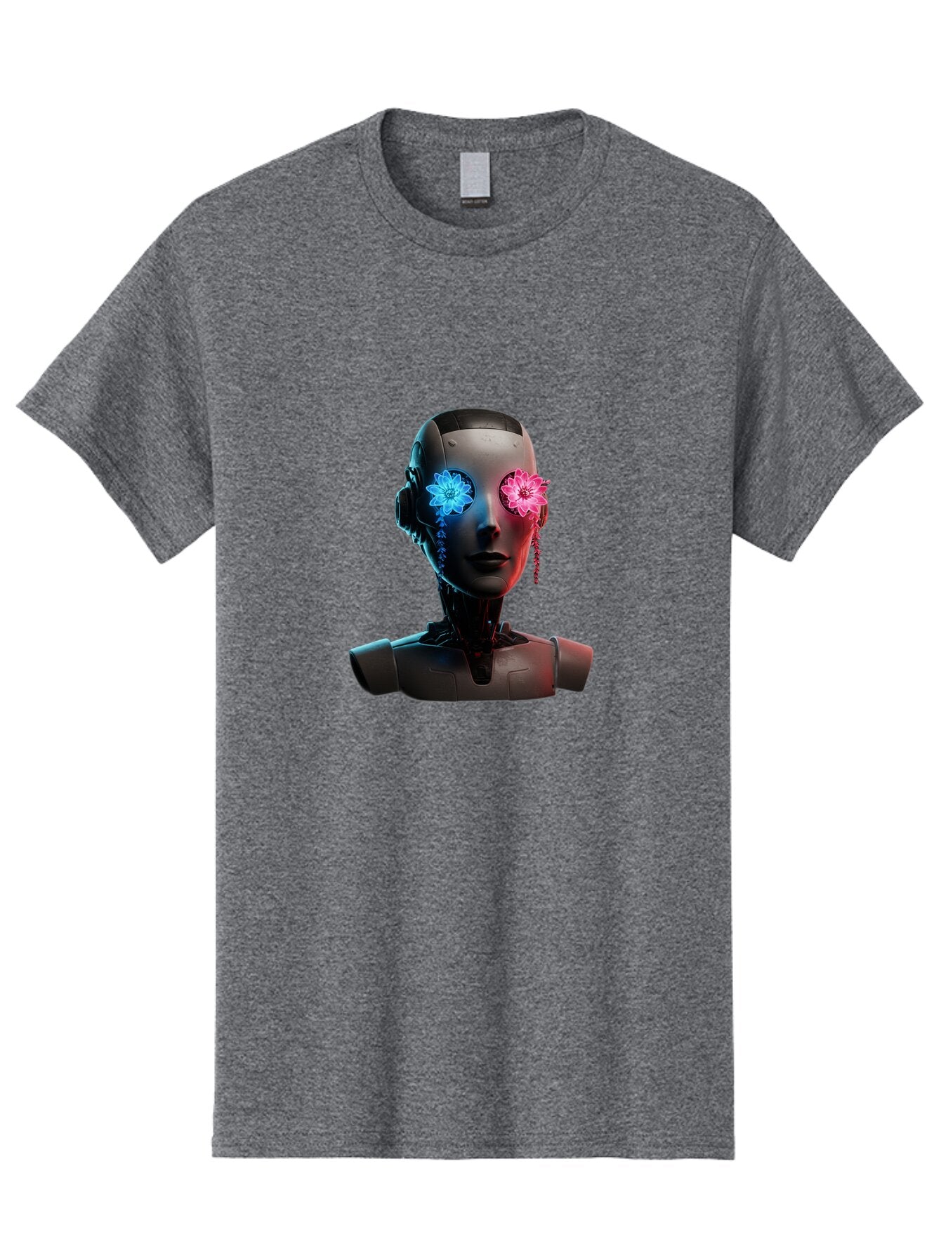 Female-Robot-Head Men'S Graphic Tee, 100% Cotton, Comfortable Casual Summer Wear, Machine Washable, Vintage Camera, Old Camera, Antique Camera, Black Camera, Classic Photography, Photography Equipment, Nostalgic Device, Film Camera, Camera Art Bap411 11