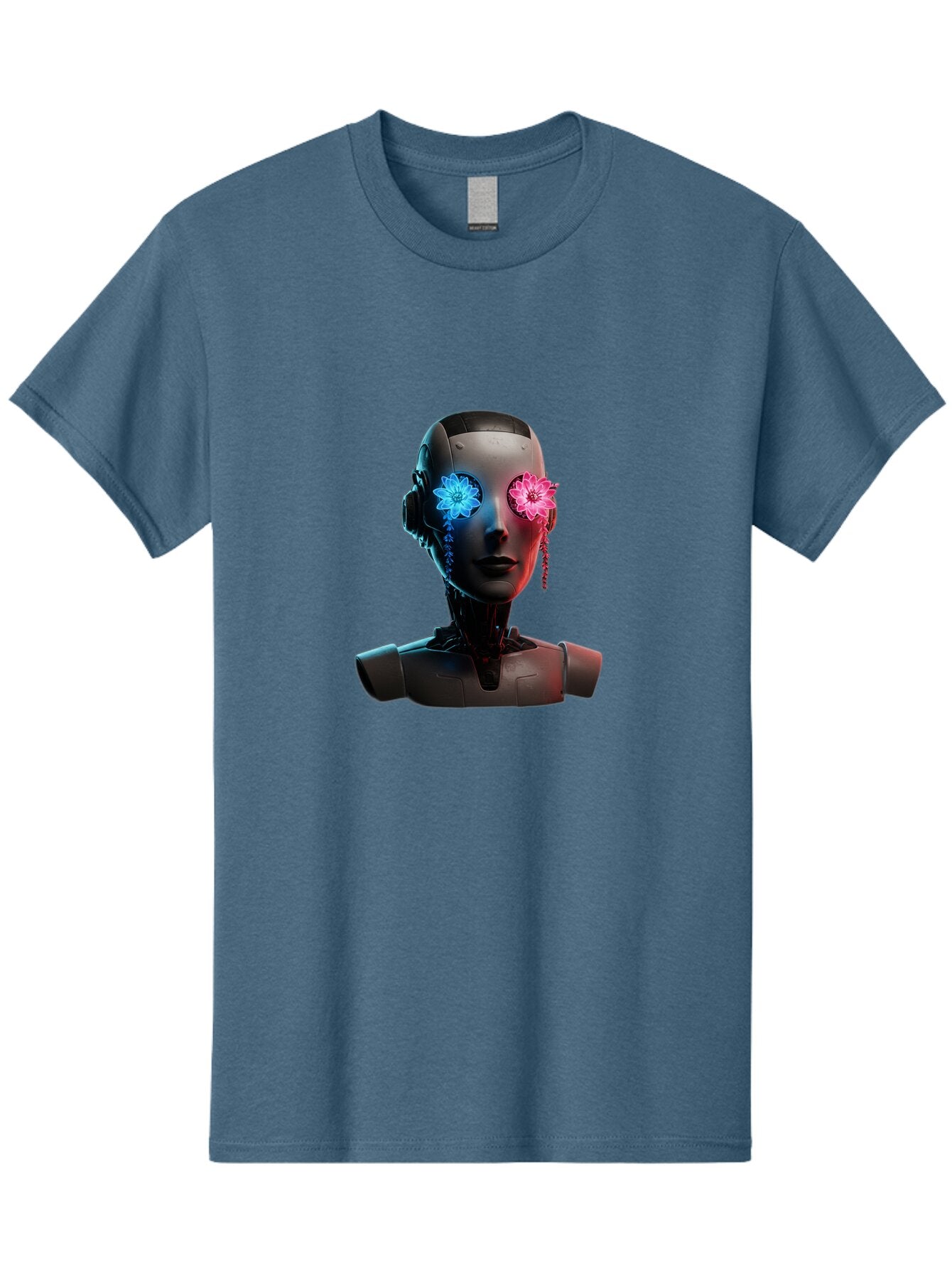 Female-Robot-Head Men'S Graphic Tee, 100% Cotton, Comfortable Casual Summer Wear, Machine Washable, Vintage Camera, Old Camera, Antique Camera, Black Camera, Classic Photography, Photography Equipment, Nostalgic Device, Film Camera, Camera Art Bap411 12