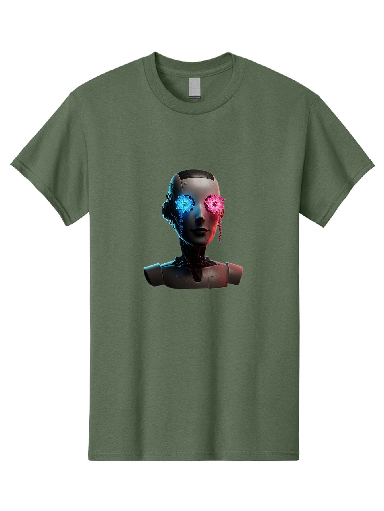 Female-Robot-Head Men'S Graphic Tee, 100% Cotton, Comfortable Casual Summer Wear, Machine Washable, Vintage Camera, Old Camera, Antique Camera, Black Camera, Classic Photography, Photography Equipment, Nostalgic Device, Film Camera, Camera Art Bap411